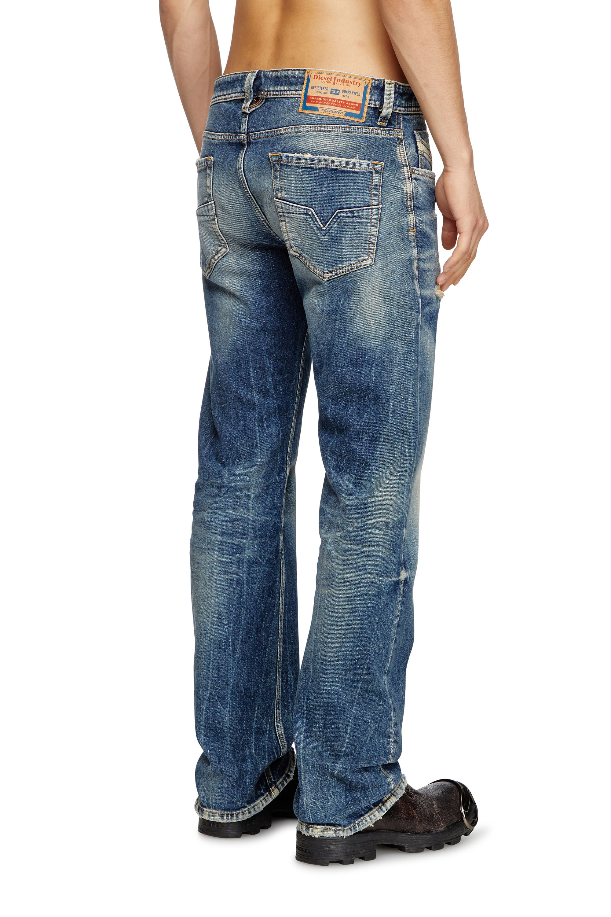 Diesel - Herren Regular Jeans 1985 Larkee 007Y6, Dunkelblau - 2