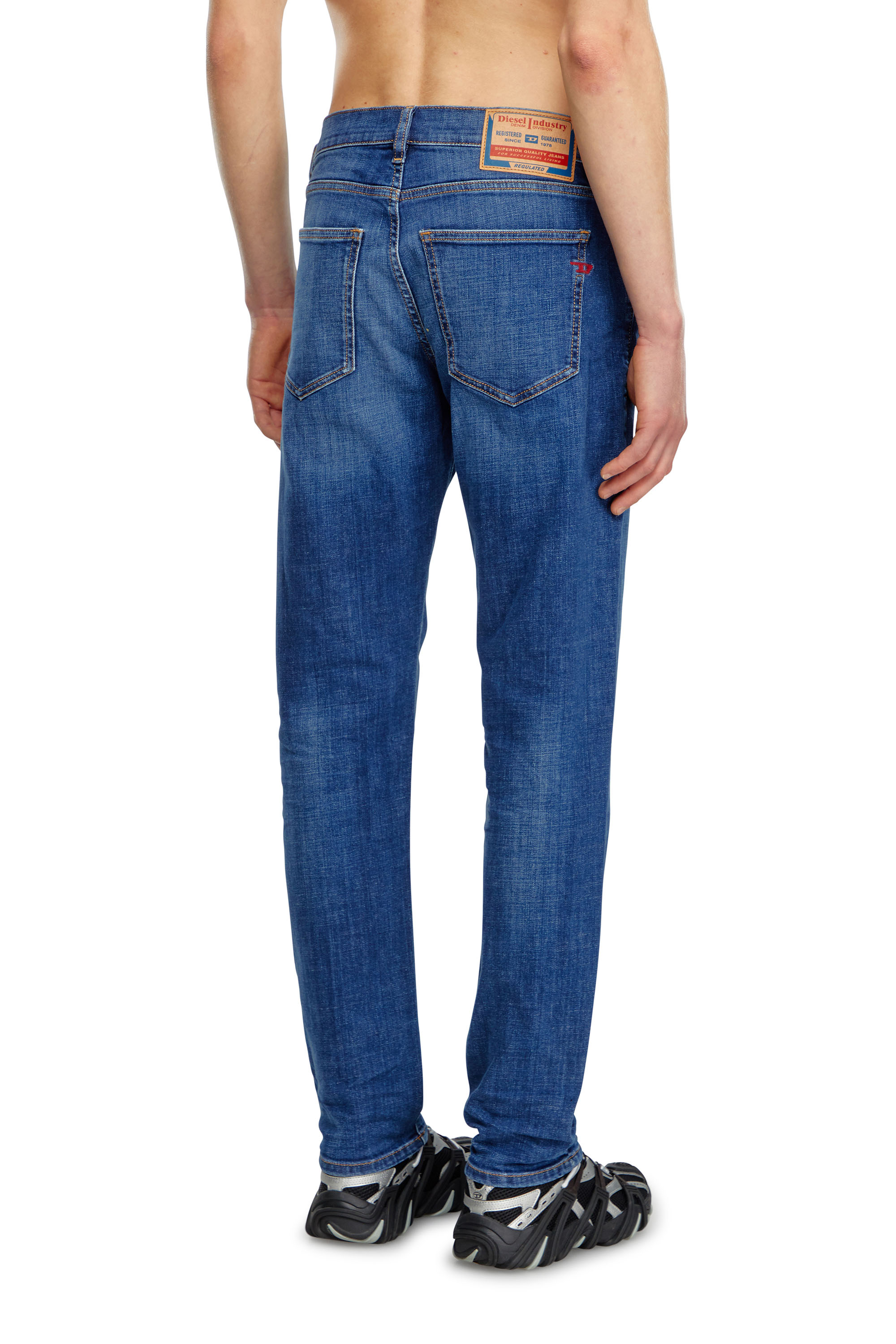 Diesel - Slim Jeans 2019 D-Strukt 09K04, Mittelblau - Image 4