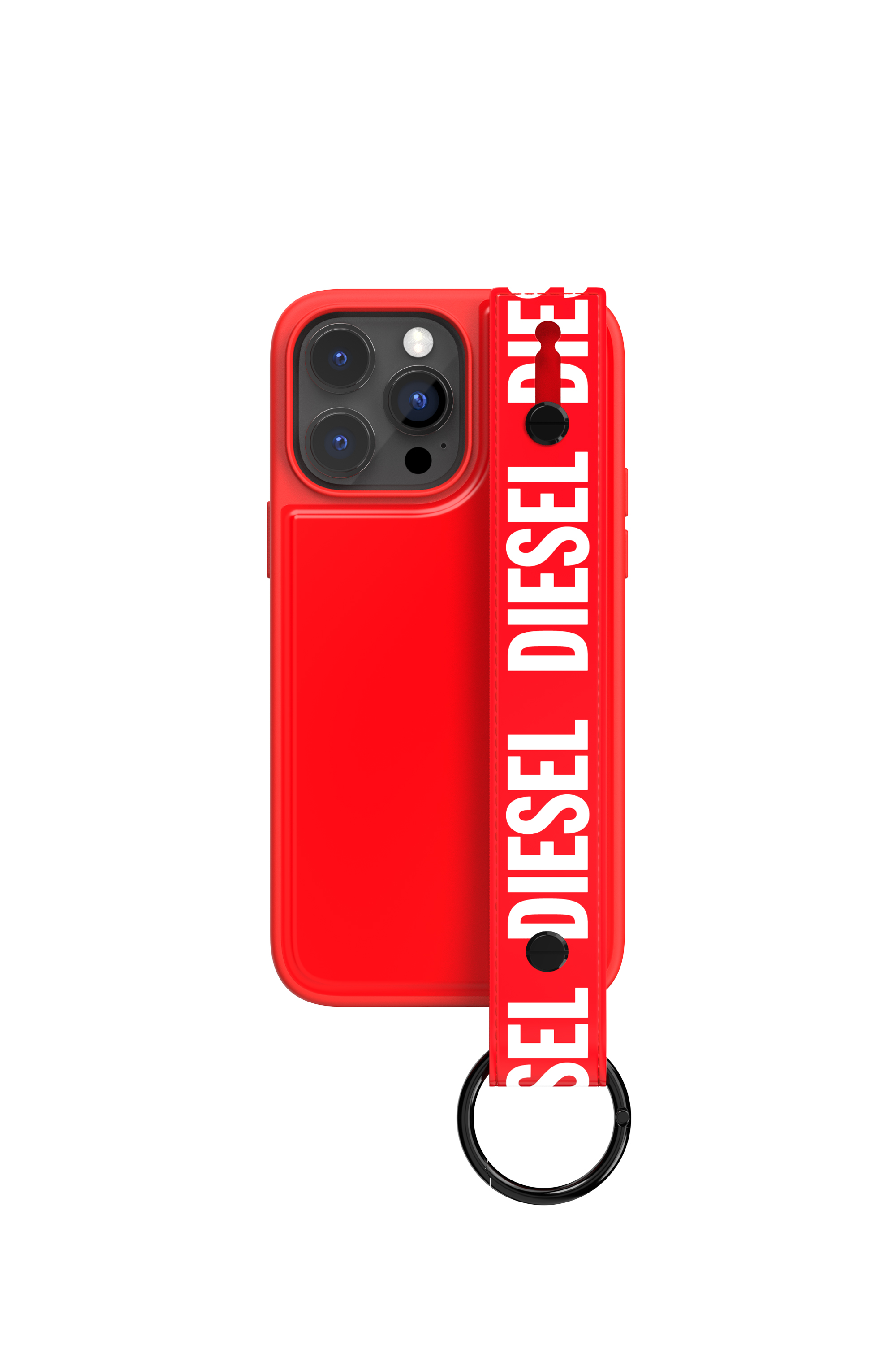 Diesel - 50288 MOULDED CASE, Unisex Handstrap Case for iPhone 14 Pro Max in Rot - 2