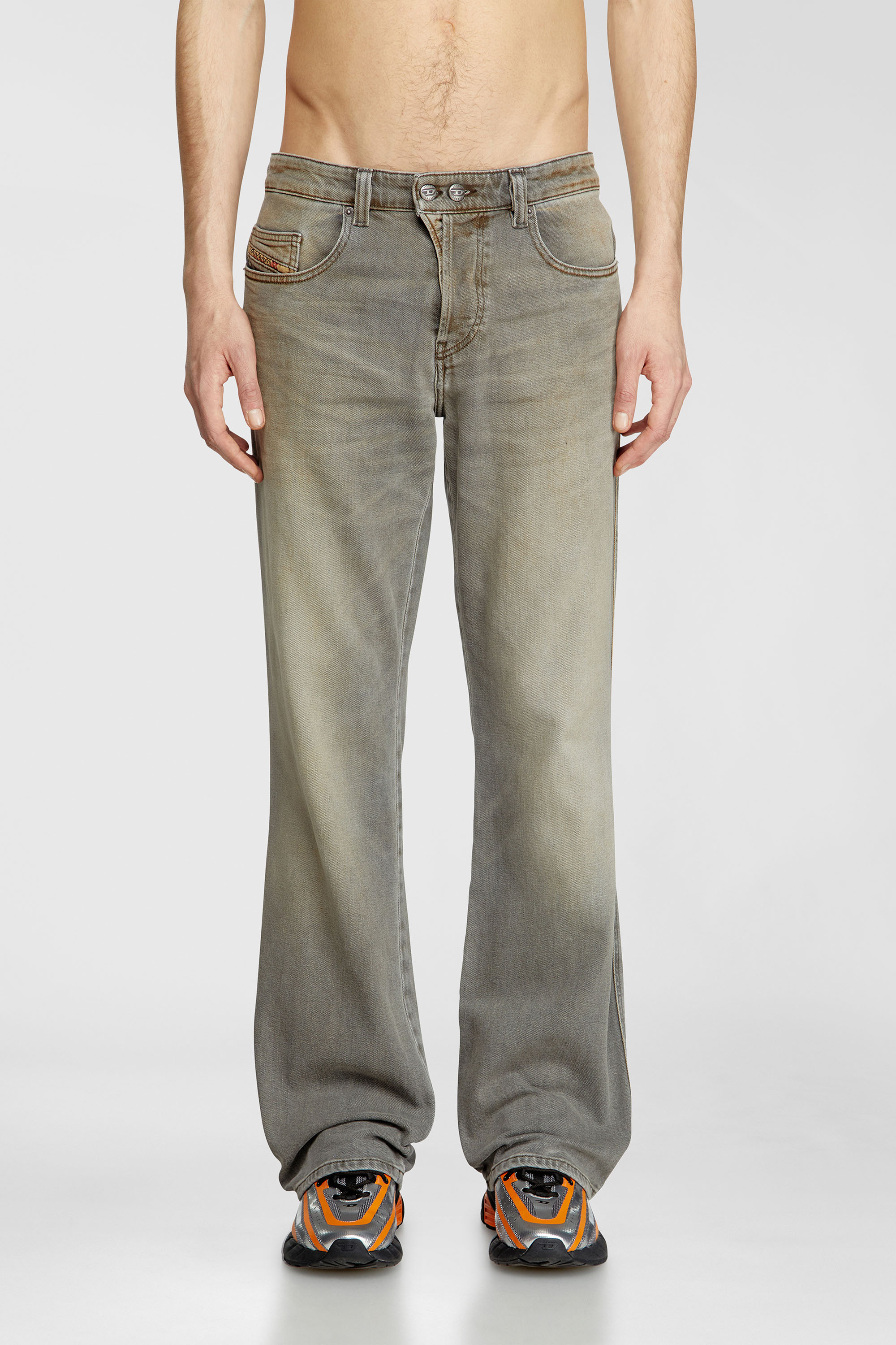 Diesel - Man's Bootcut Jeans 1998 D-Buck 09L37, Light Grey - 1
