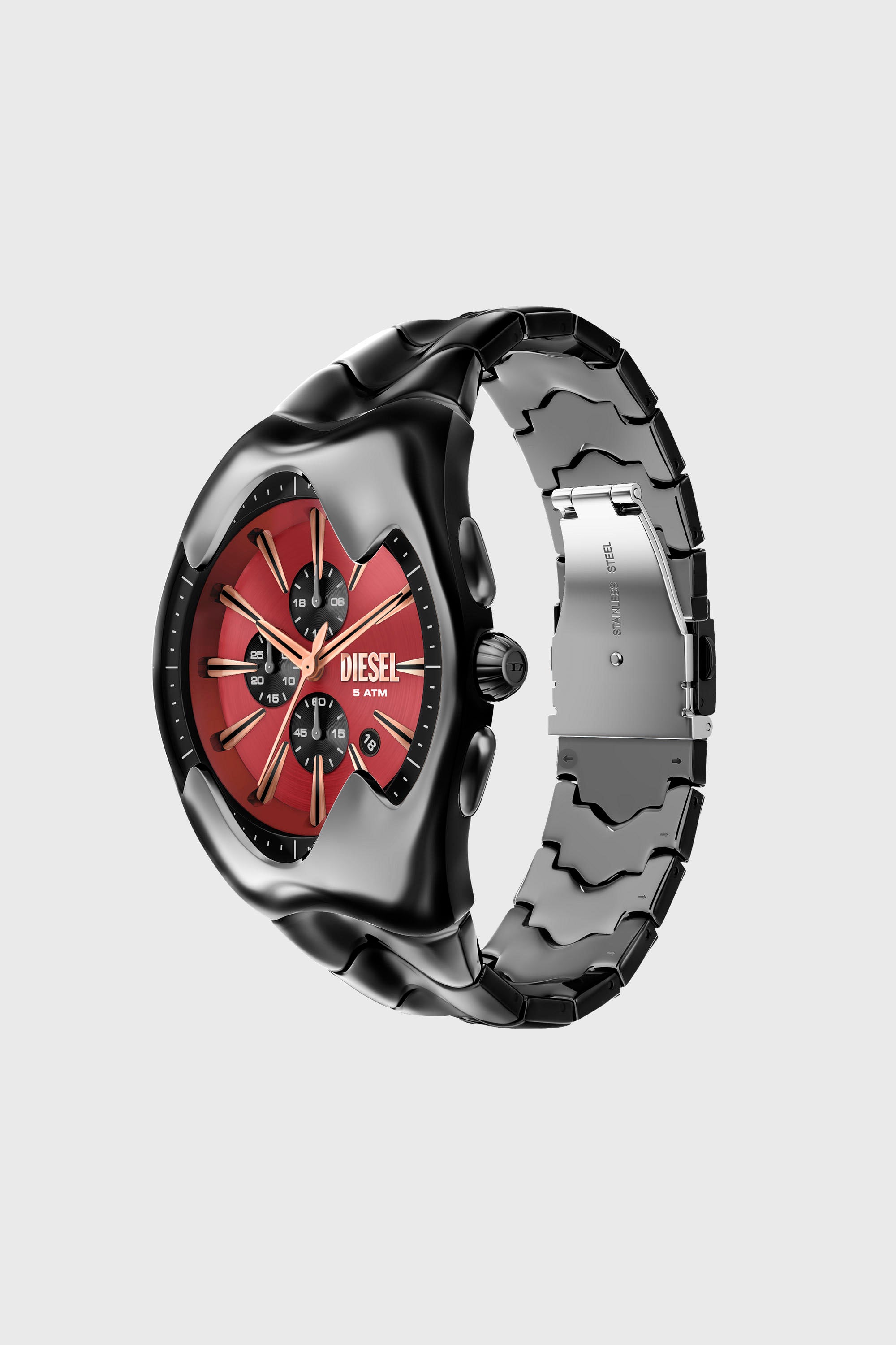 Diesel - DZ4713 WATCH, Herren Mercurial Uhr aus Edelstahl in Gunmetal-Optik in Schwarz - 2