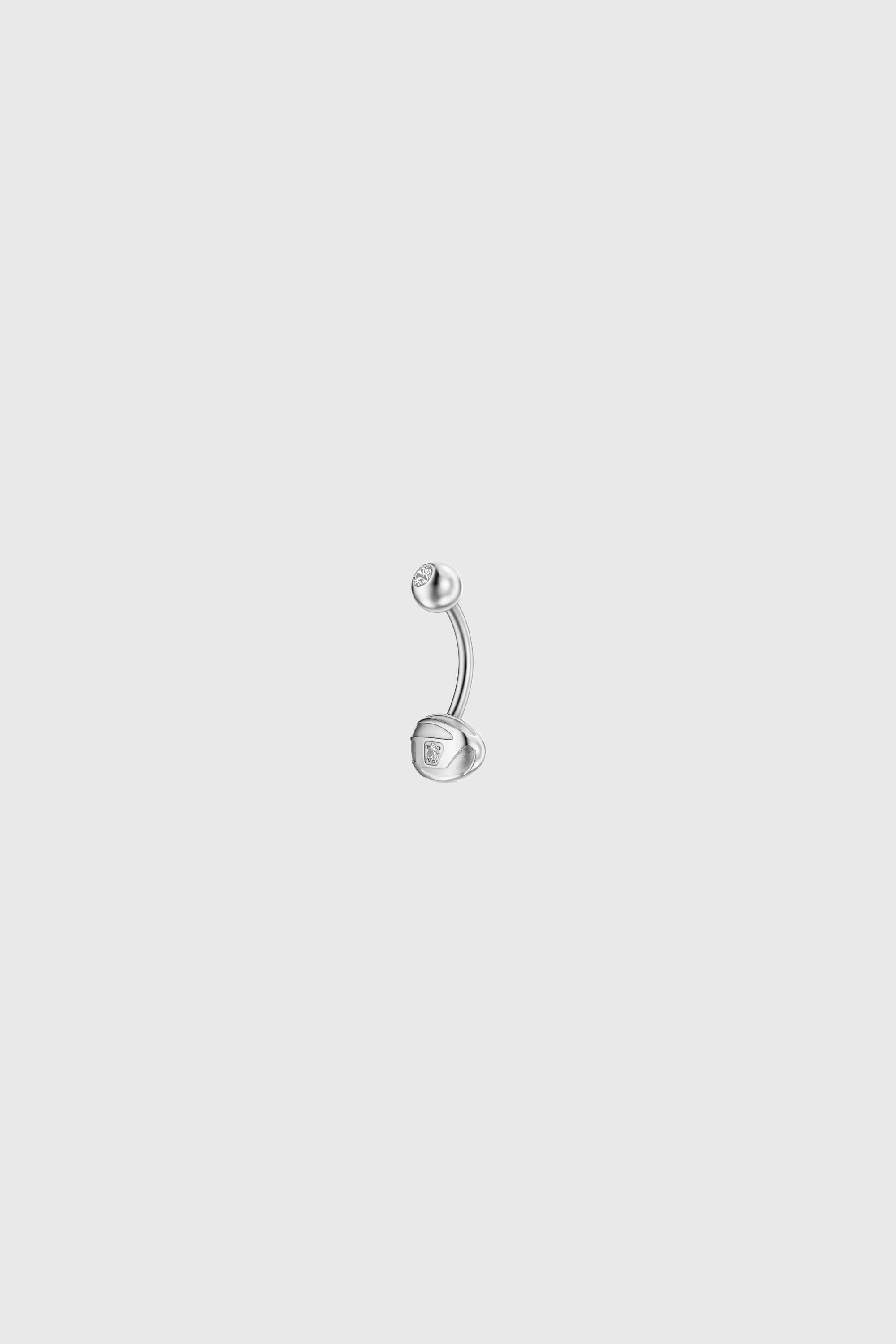 Diesel - DX1698040 JEWELLERY, Unisex Bauchnabelschmuck aus Edelstahl in Silber - 1