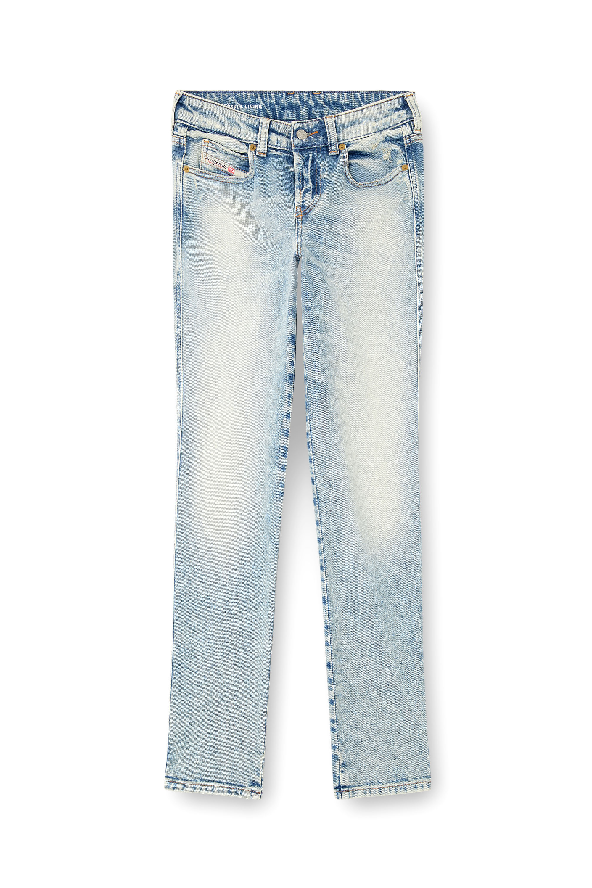 Diesel - Damen Slim Jeans 1992 D-Jiann 09M21, Hellblau - 2