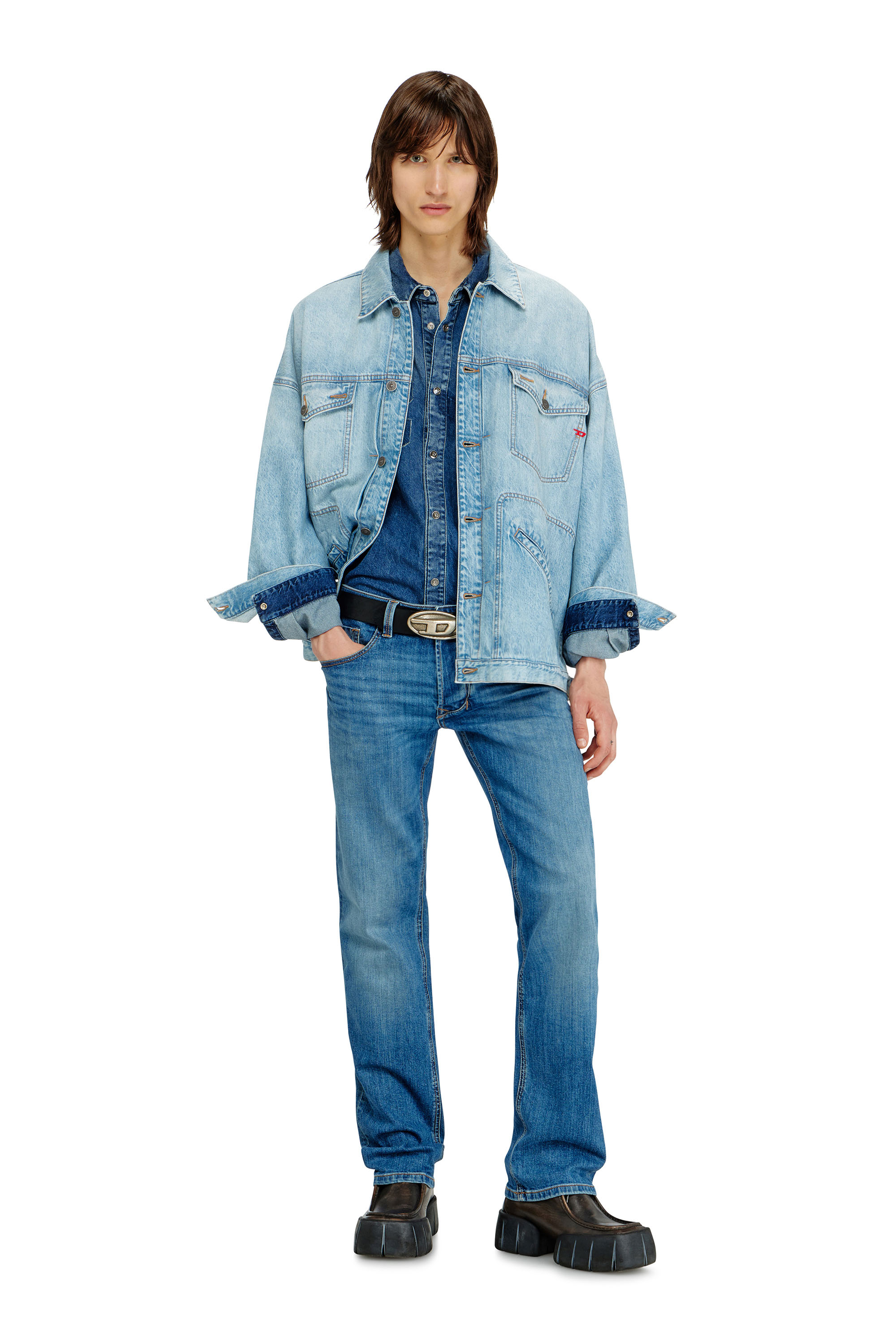 Diesel - Herren Regular Jeans 1985 Larkee 0KIAL, Hellblau - 1