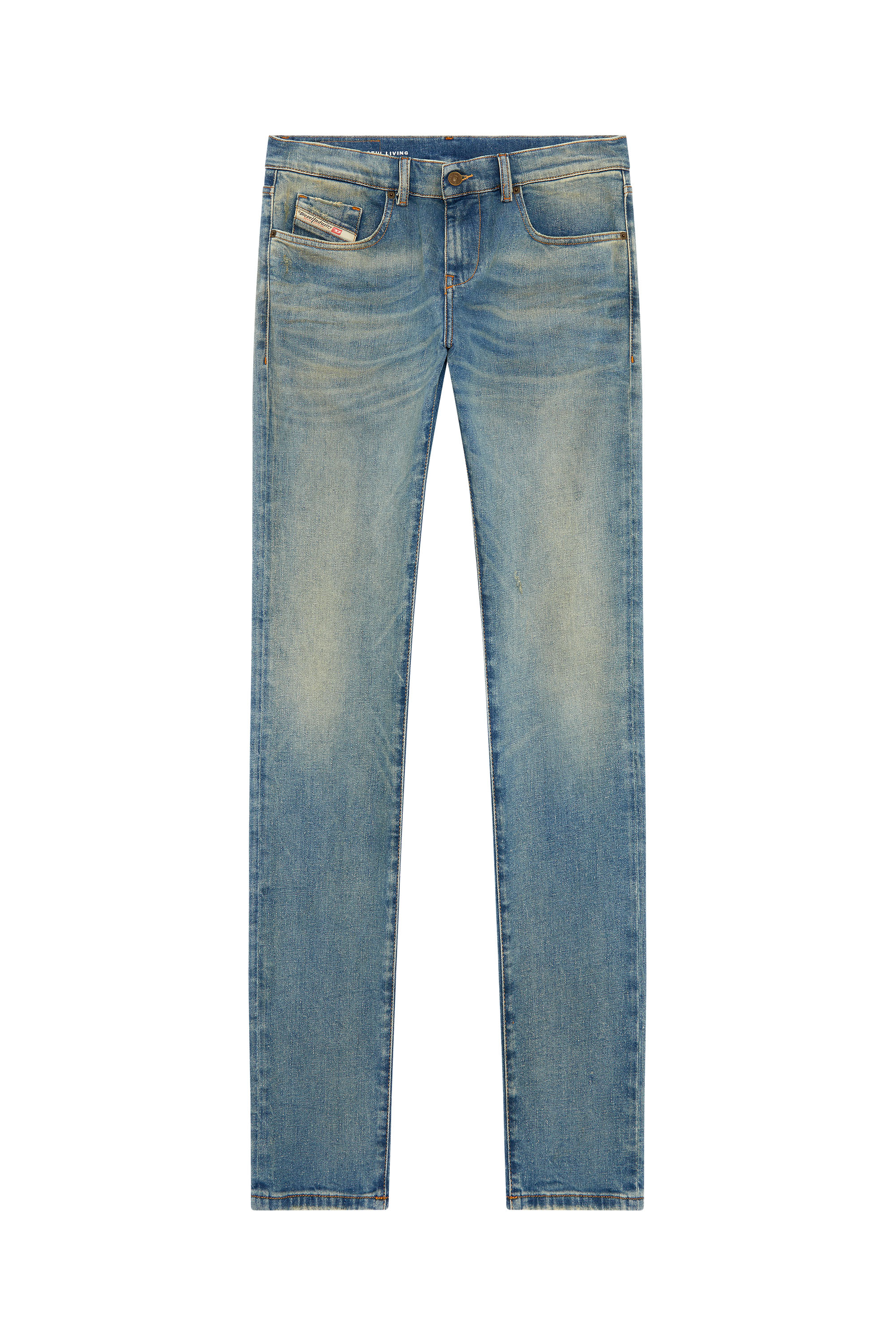 Diesel - Slim Jeans 2019 D-Strukt 09H50, Mittelblau - Image 5