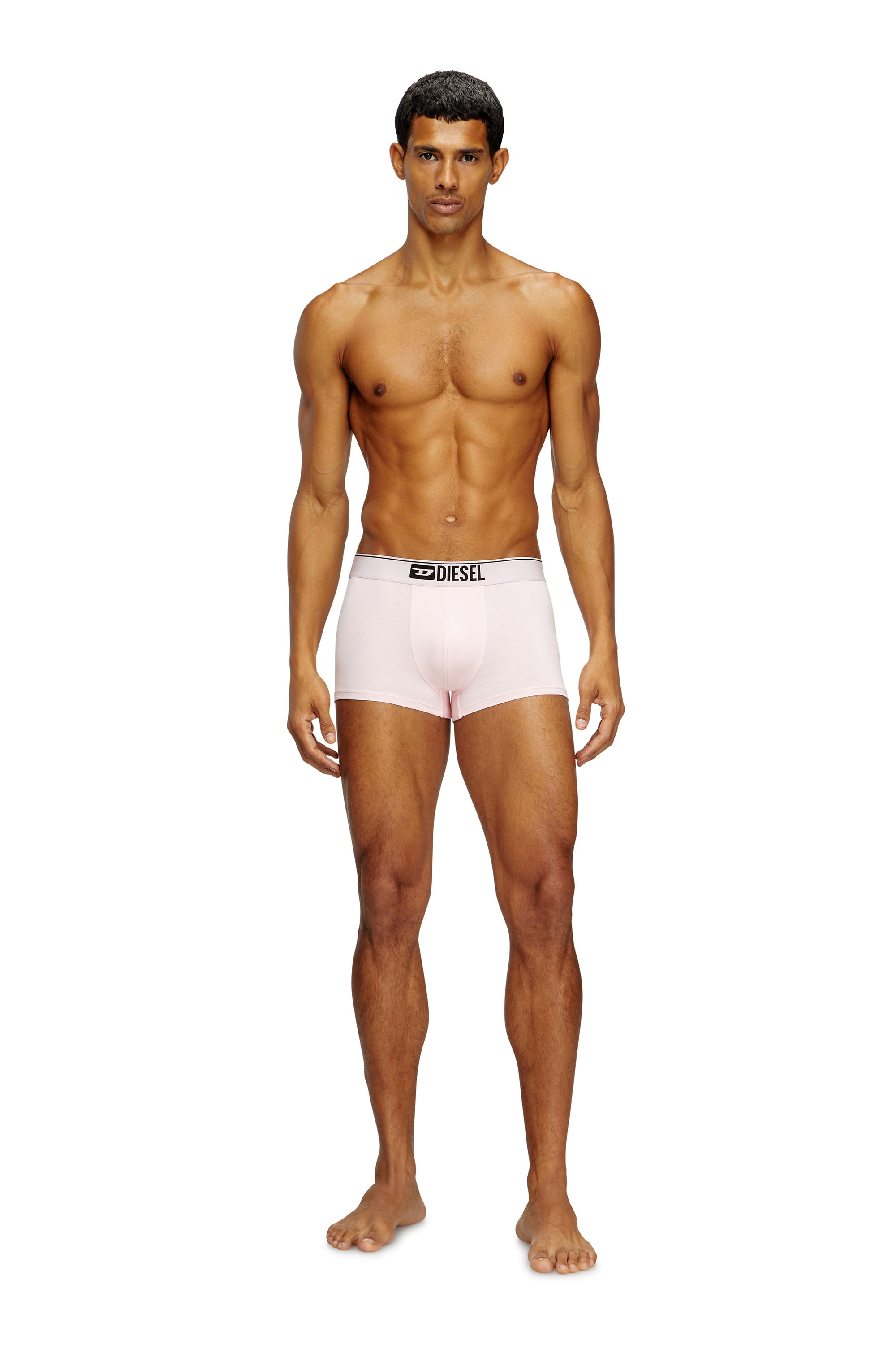 Diesel - DAMIEN-D-BOX-3PACK, Herren Retropants aus Stretch-Baumwolle im Dreierpack in Rosa/Schwarz - 2