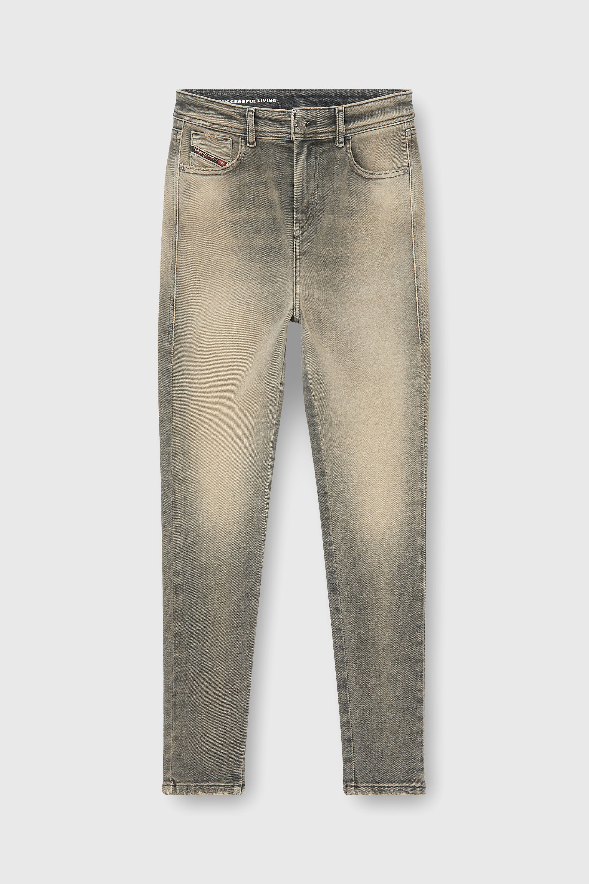 Diesel - Damen Skinny Jeans 2017 Slandy 09P32, Grau - 2
