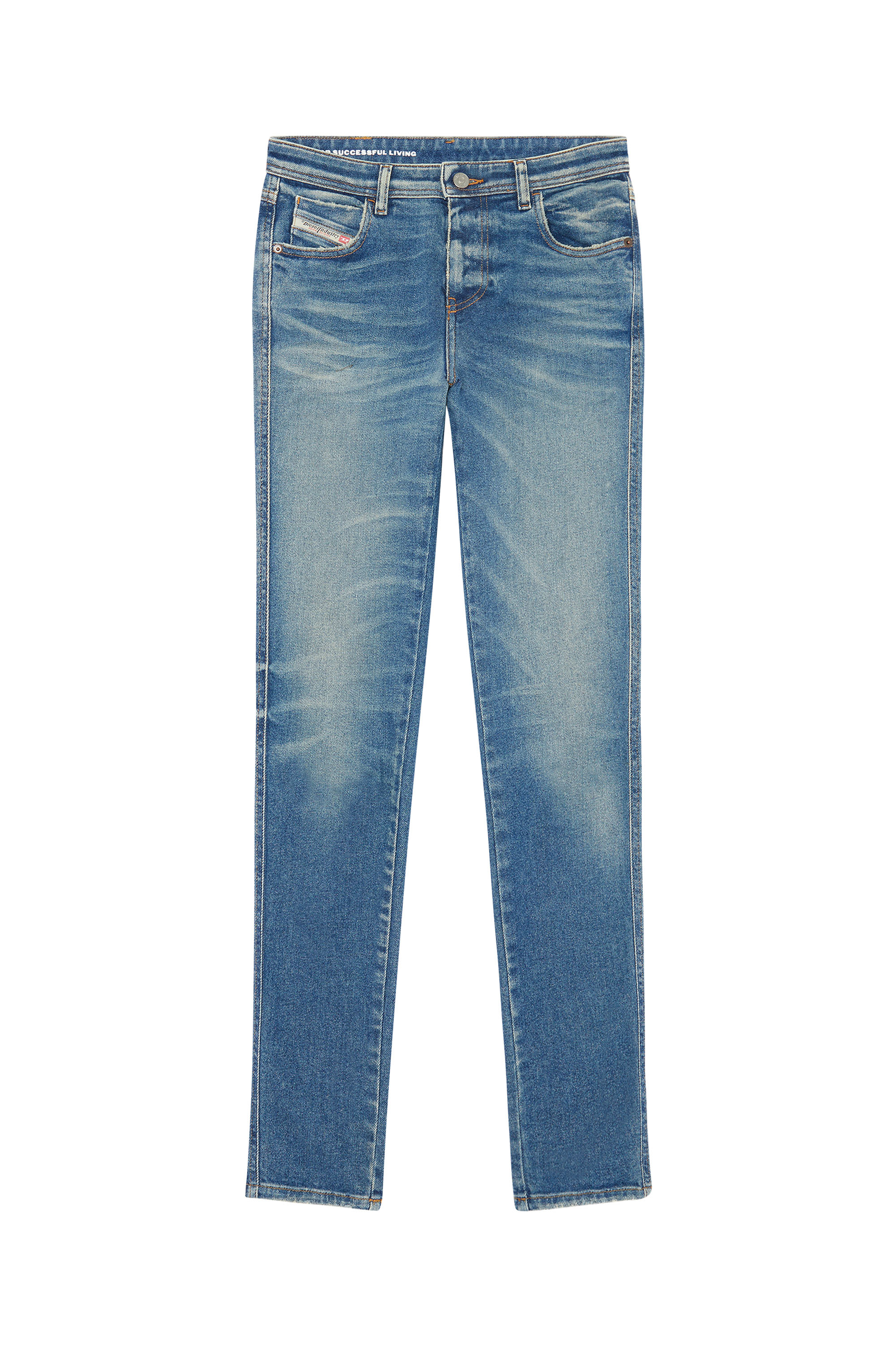 Diesel - Skinny Jeans 2015 Babhila 09E88, Mittelblau - Image 5