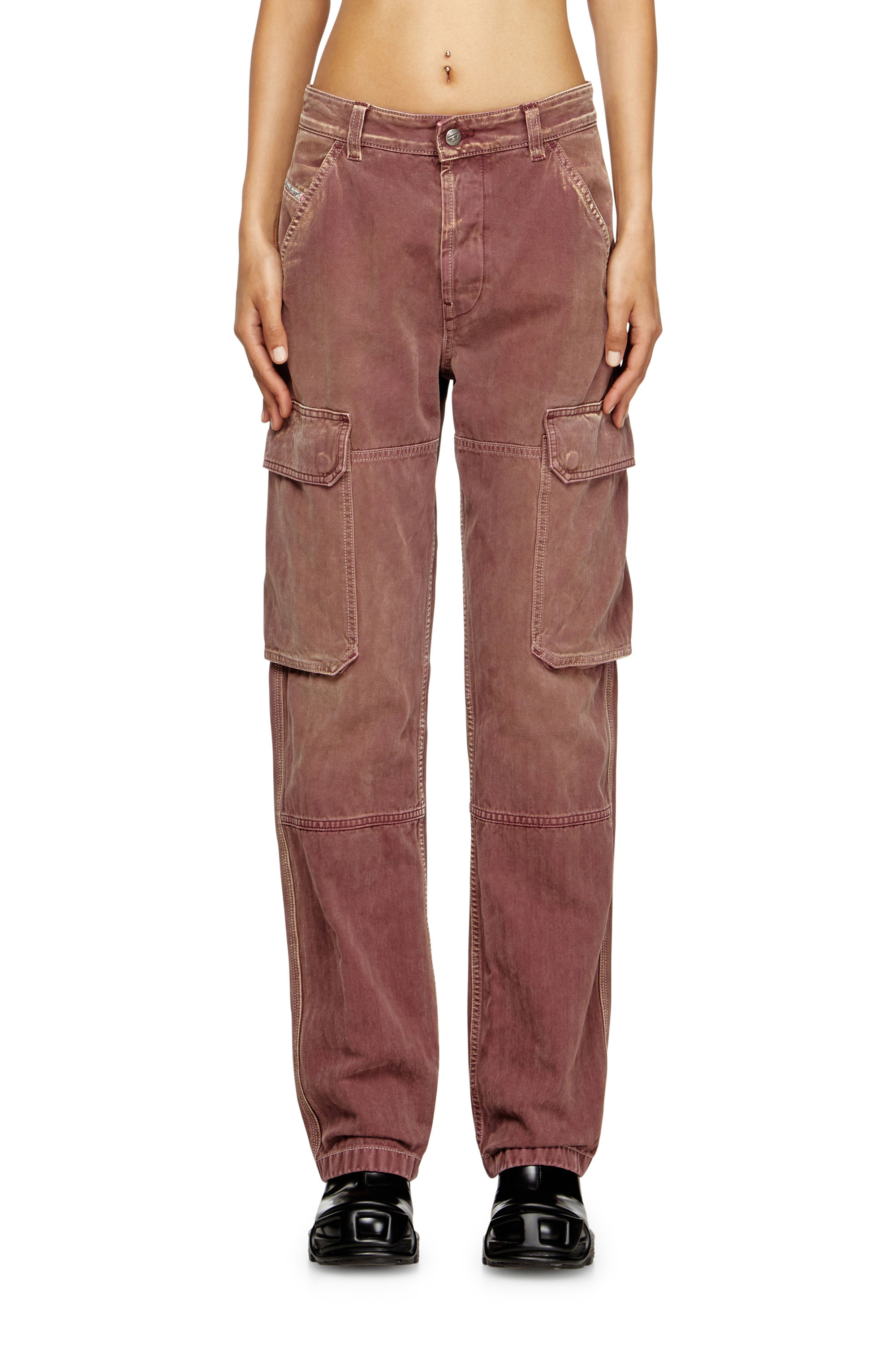 Diesel - Damen Regular Jeans D-Pot 09M93, Braun - 3