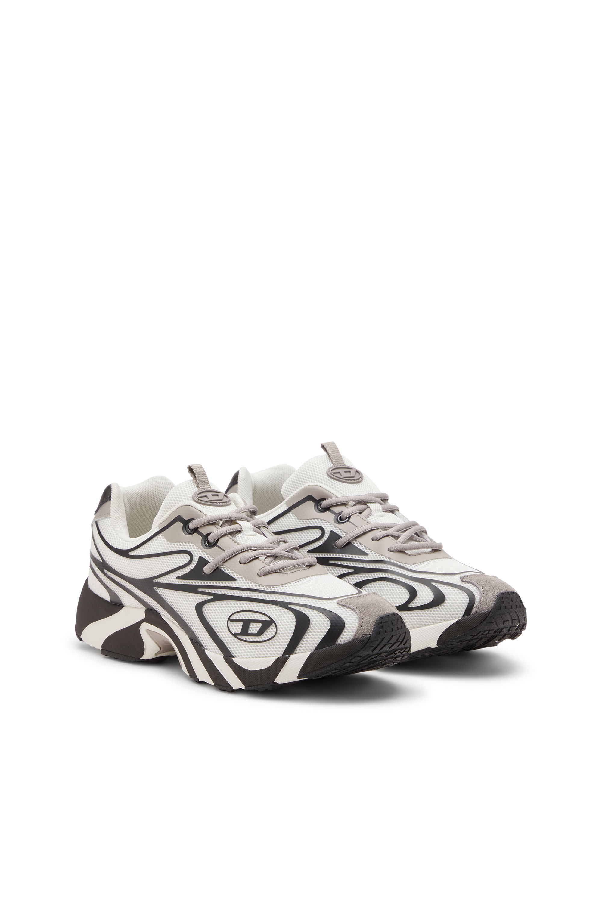Diesel - S-D-VIT'S 500 LOW, Herren S-D-Vit - Schnürsneaker in Schwarz/Weiss - 2