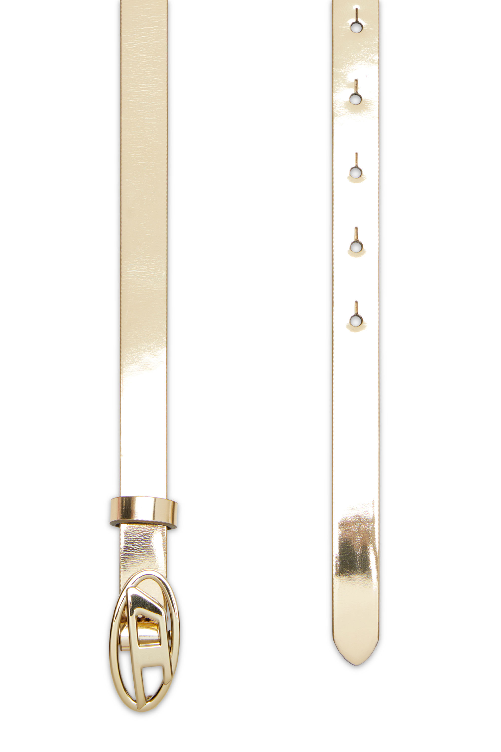 Diesel - B-1DR 15, Damen 1,5 cm breiter Gürtel mit verspiegeltem Metallic-Finish in null - 2
