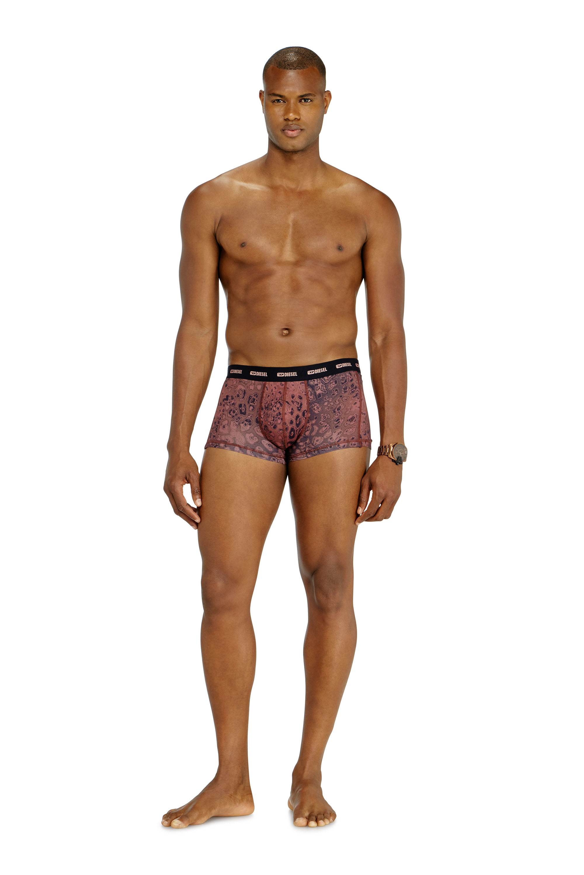 Diesel - DAMIEN-UTLT-3PACK, Herren Boxershorts aus Stretch-Baumwolle im Dreierpack in Violett - 1