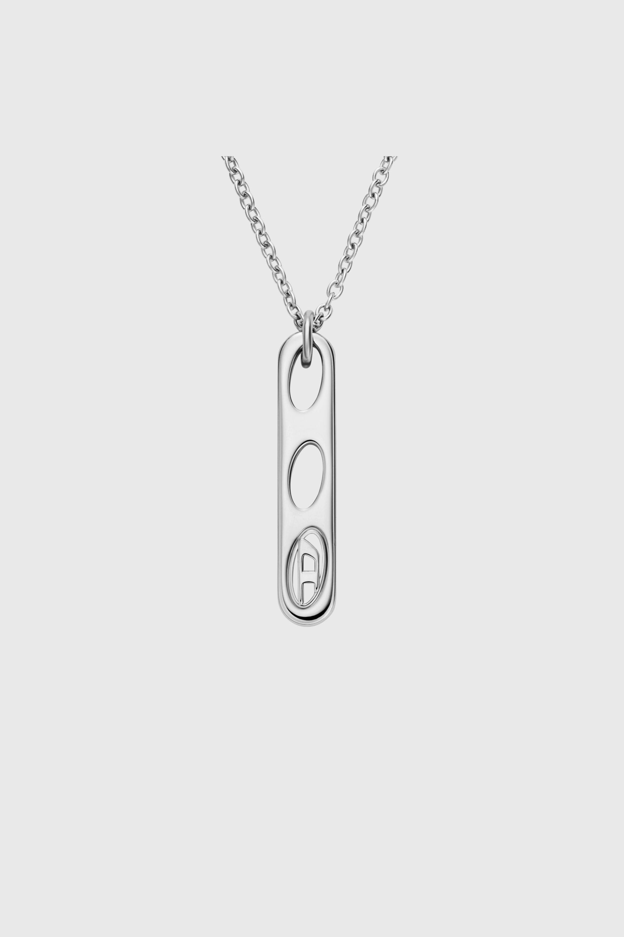 Diesel - DX166240 JEWELLERY, Unisex Halskette mit Anh&auml;nger aus Edelstahl in Silber - 2