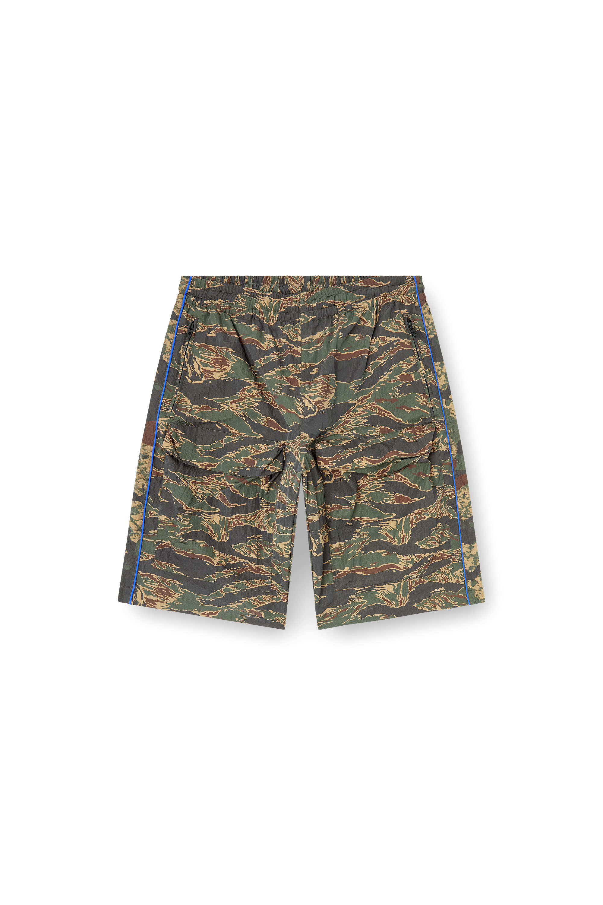 Diesel - P-RAMOS-SHORT-EPBW, Herren Cargoshorts mit gemischten Camo-Prints in Armeegrün - 3