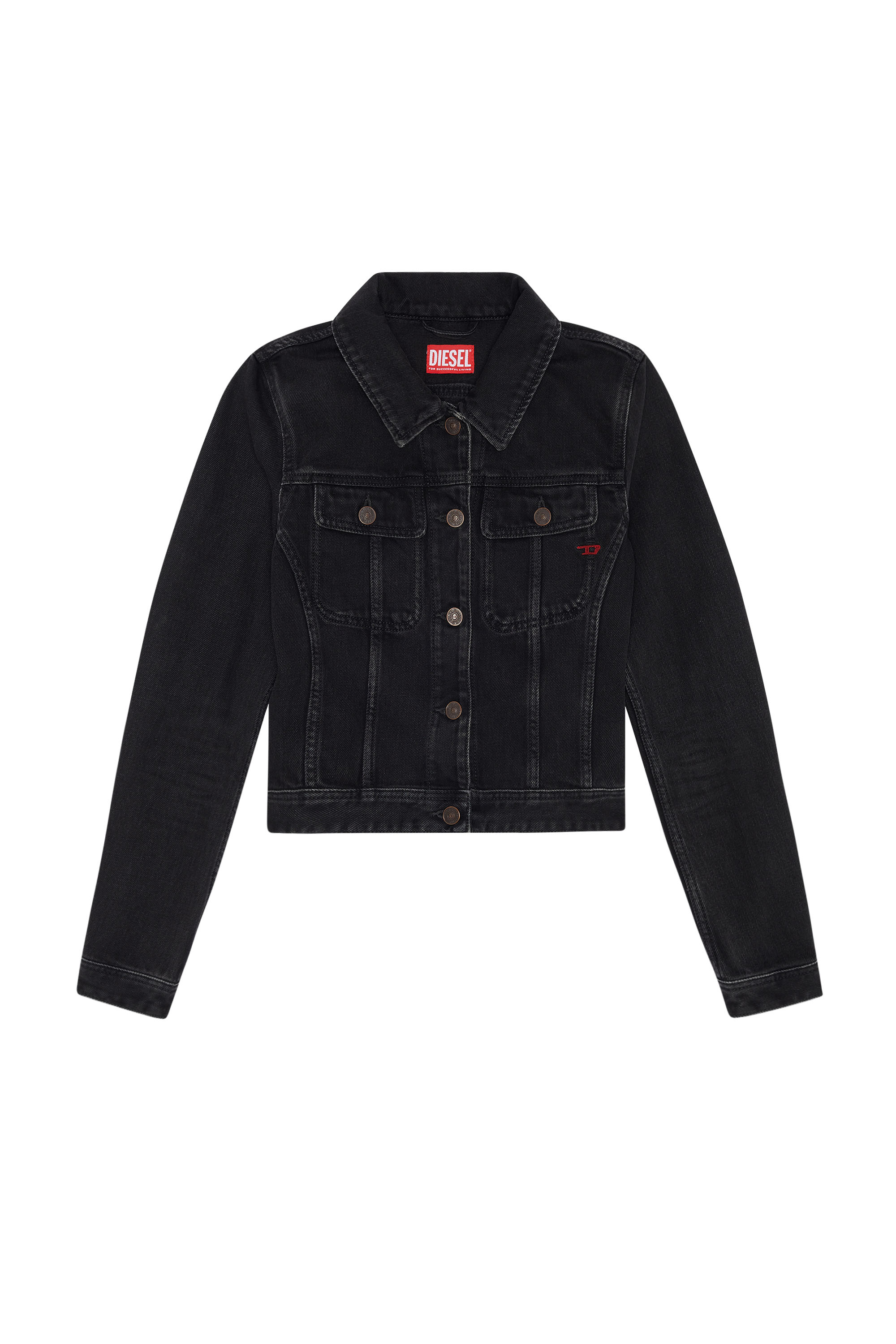 DE-SLIMMY, Schwarz/Dunkelgrau - Denim jacken