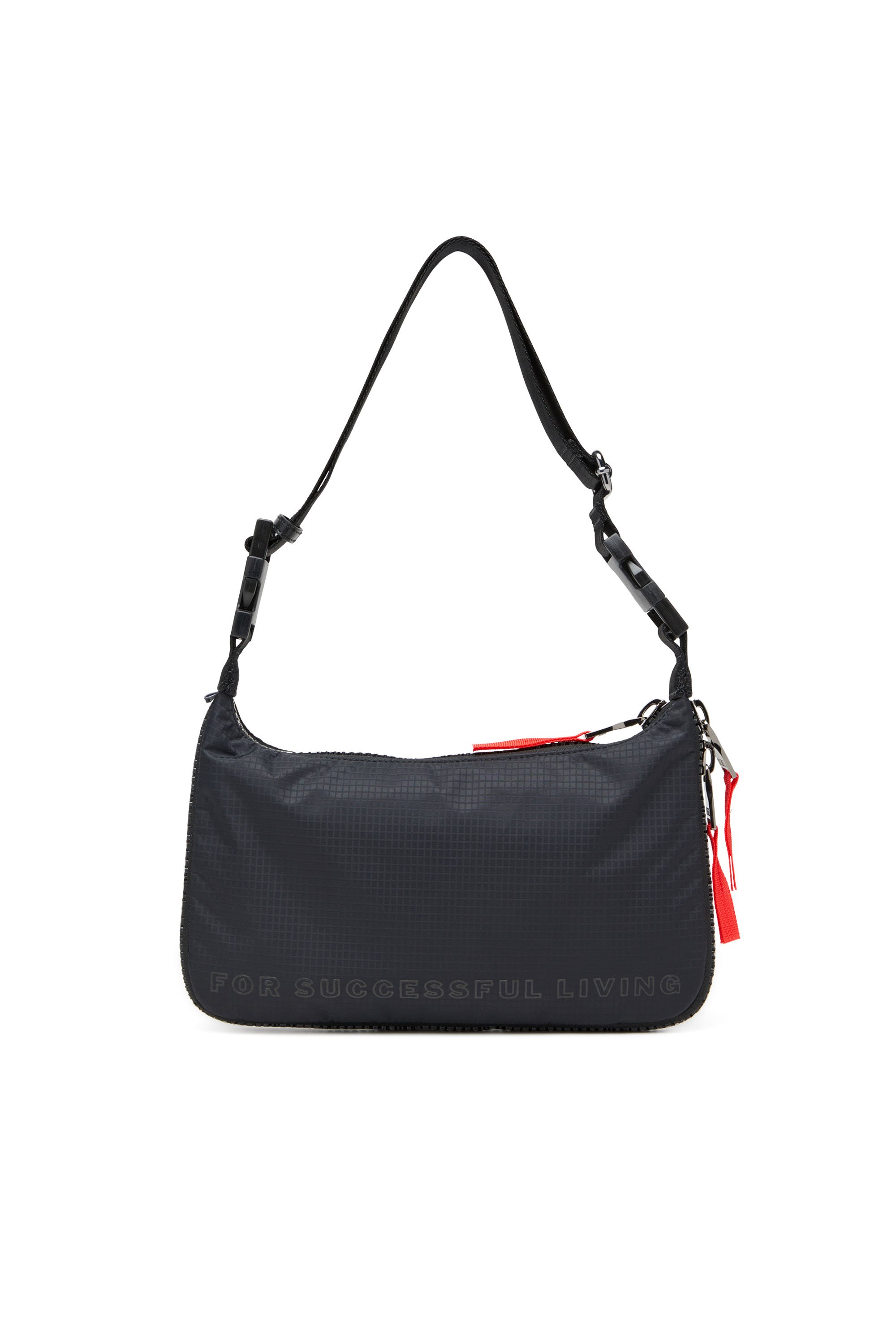 Diesel - ZIP-D SHOULDER BAG X, Unisex Zip-D X-Erweiterbare Utility-Schultertasche in Schwarz - 3