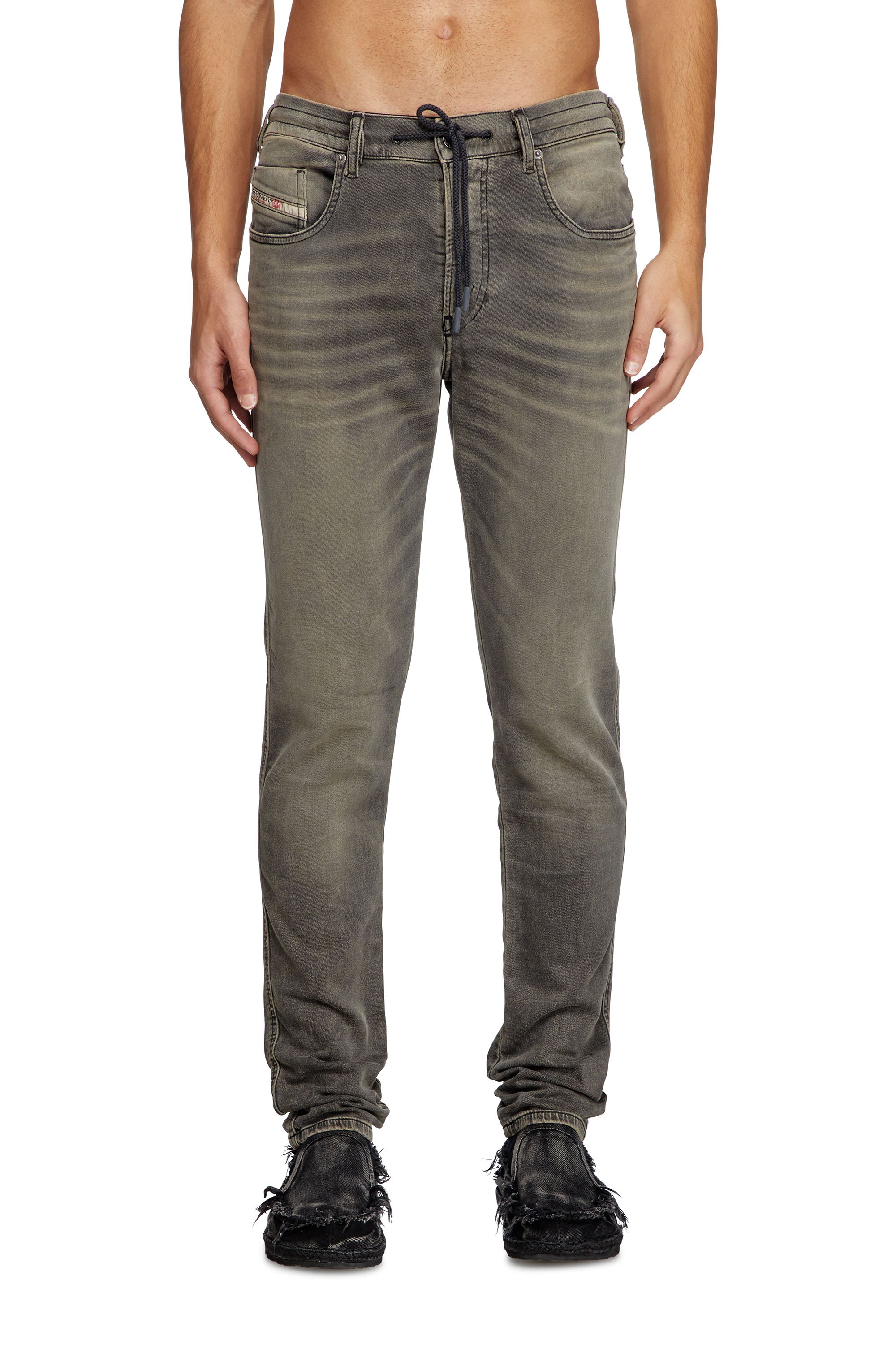 Diesel - Herren Slim 2060 D-Strukt Joggjeans® 068PD, Hellgrau - 1