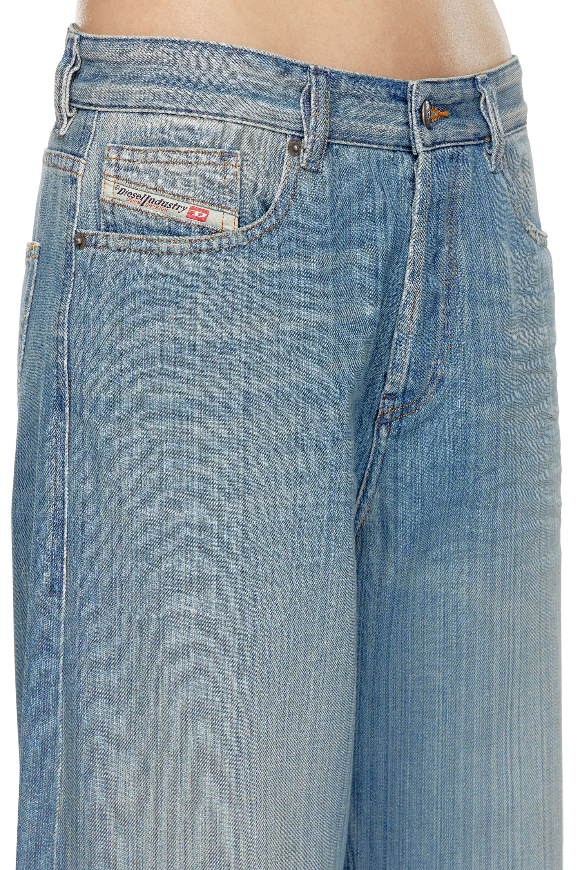 Diesel - Woman Straight Jeans 1996 D-Sire 09J87, Medium blue - Image 5