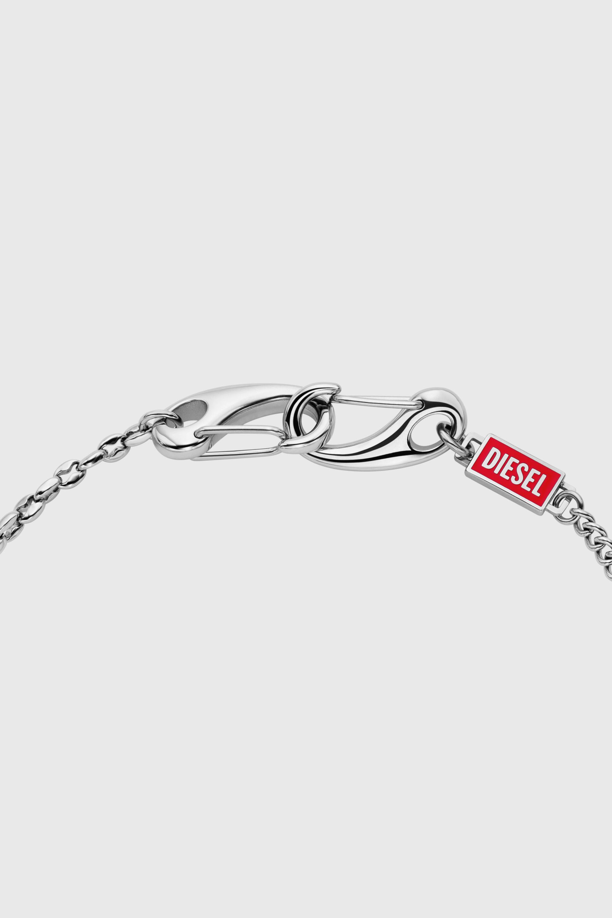 Diesel - DX1695040 JEWELLERY, Unisex Halskette aus Edelstahl mit mehreren Tragem&ouml;glichkeiten in Silber - 2
