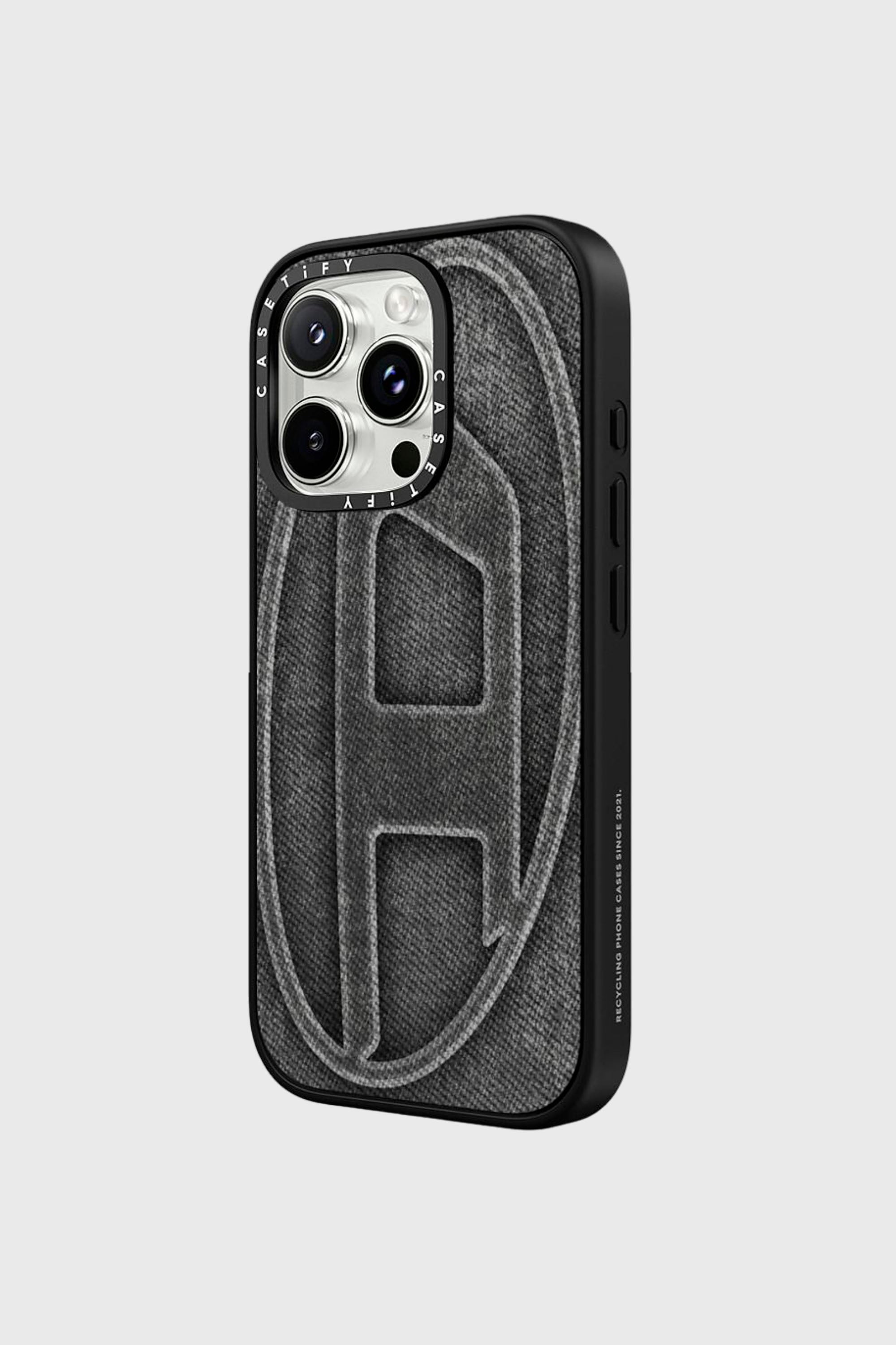 Diesel - 60577 MOULDED CASE, Unisex H&uuml;lle Oval D impact f&uuml;r iPhone 16 Pro in Schwarz - 2