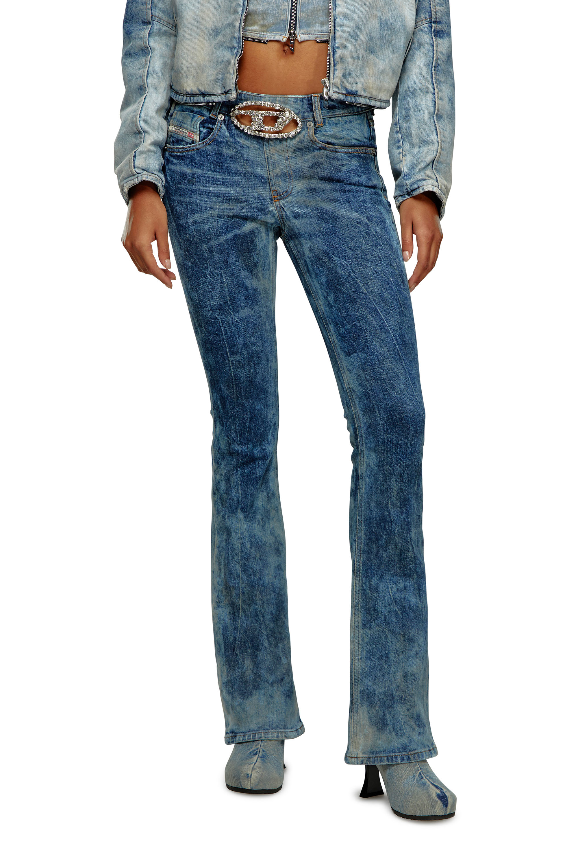 Diesel - Bootcut and Flare Jeans 1969 D-Ebbey 0PGAL, Dunkelblau - Image 2