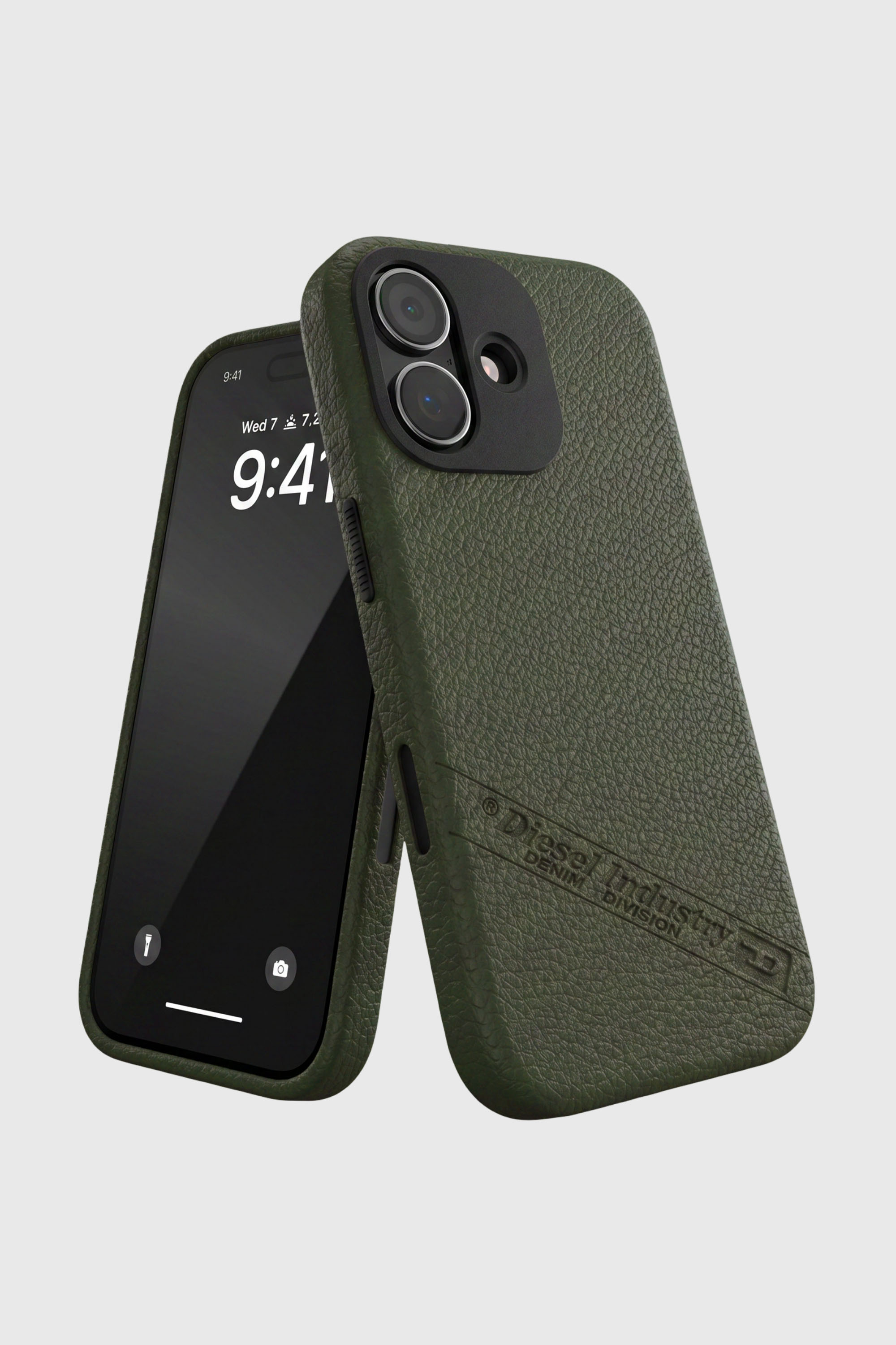 Diesel - 60646 MOULDED CASE, Unisex Flag D H&uuml;lle mit MagSafe f&uuml;r iPhone 17 in Dunkelgr&uuml;n - 6