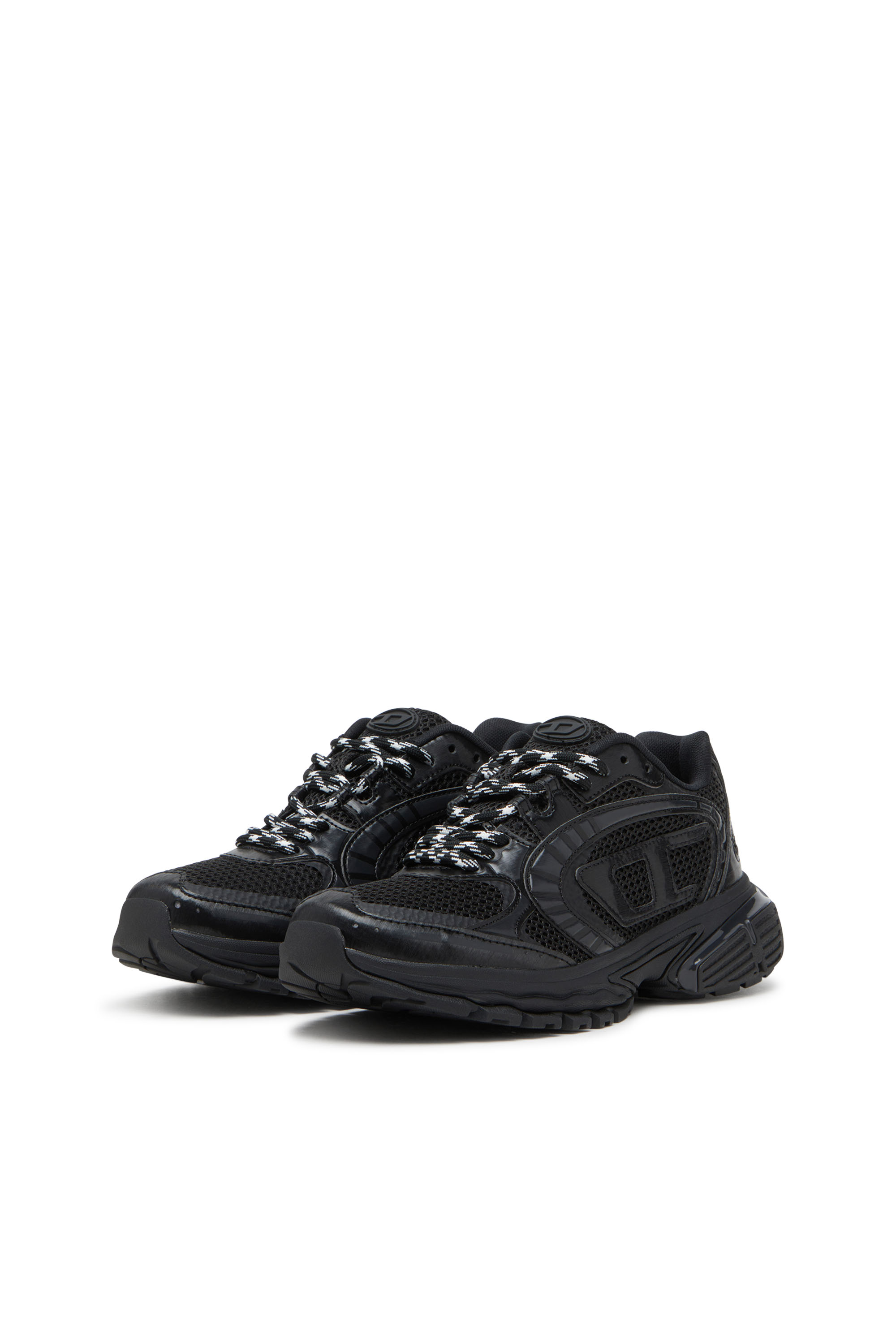 Diesel - S-PRO-V-DENSE LOW, Herren S-Pro-V-Dense-Sneakers aus Mesh mit Oval D-Logo in Schwarz - 8