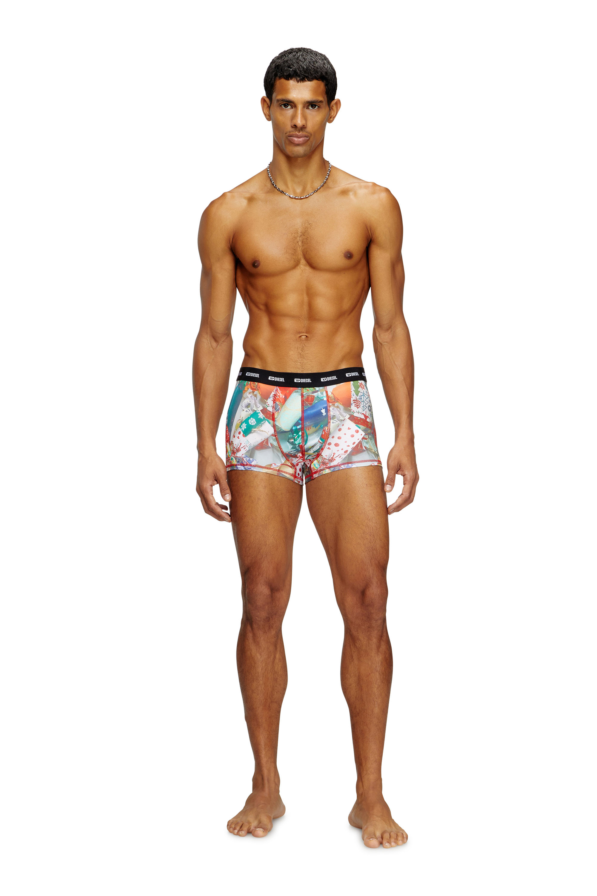 Diesel - DAMIEN-UTLT, Herren Boxershorts mit Allover-Print und elastischem Bund in Bunt - 1