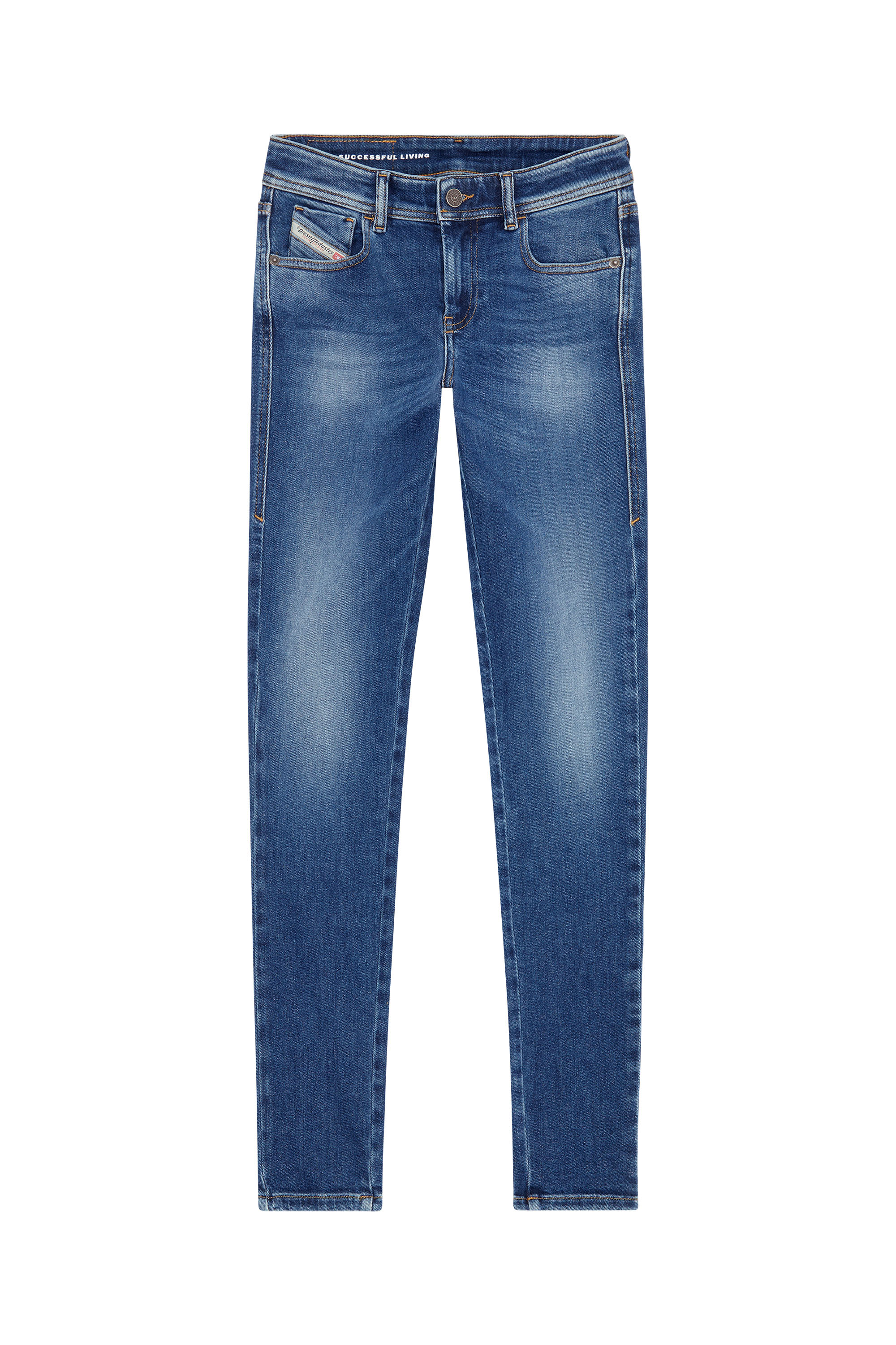 Diesel - Super skinny Jeans 2017 Slandy 09F86, Mittelblau - Image 5