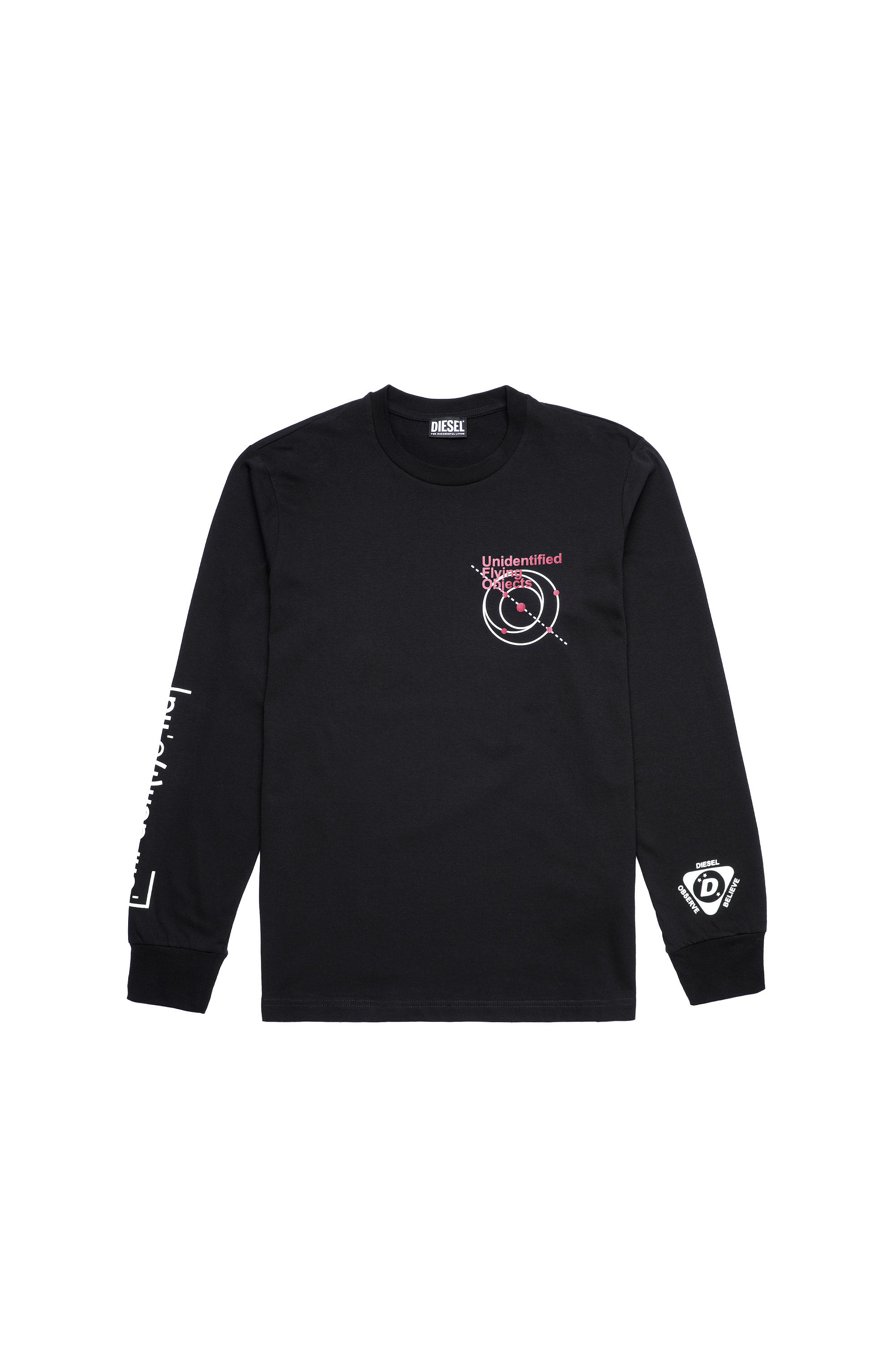 T-JUST-LS-B52, Schwarz - T-Shirts