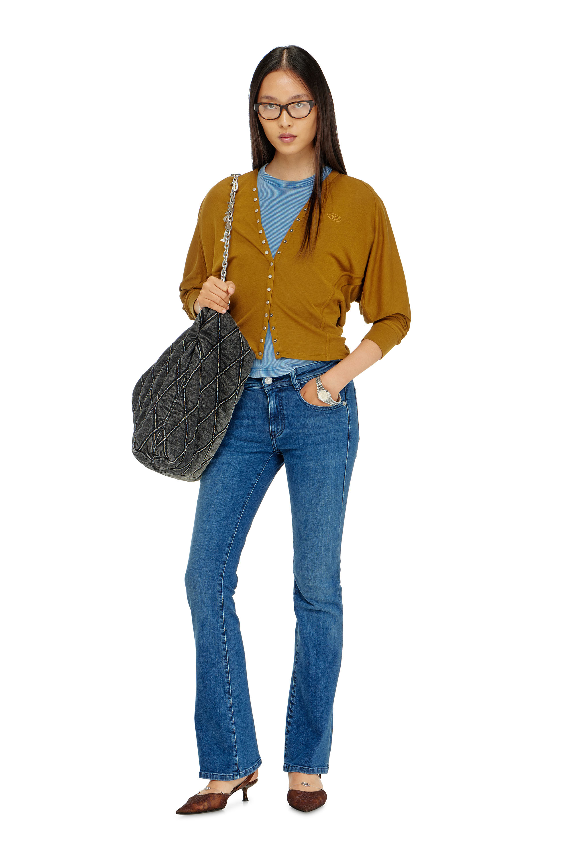 Diesel - Damen Bootcut Jeans 1969 D-Ebbey 0ADBB, Mittelblau - 1