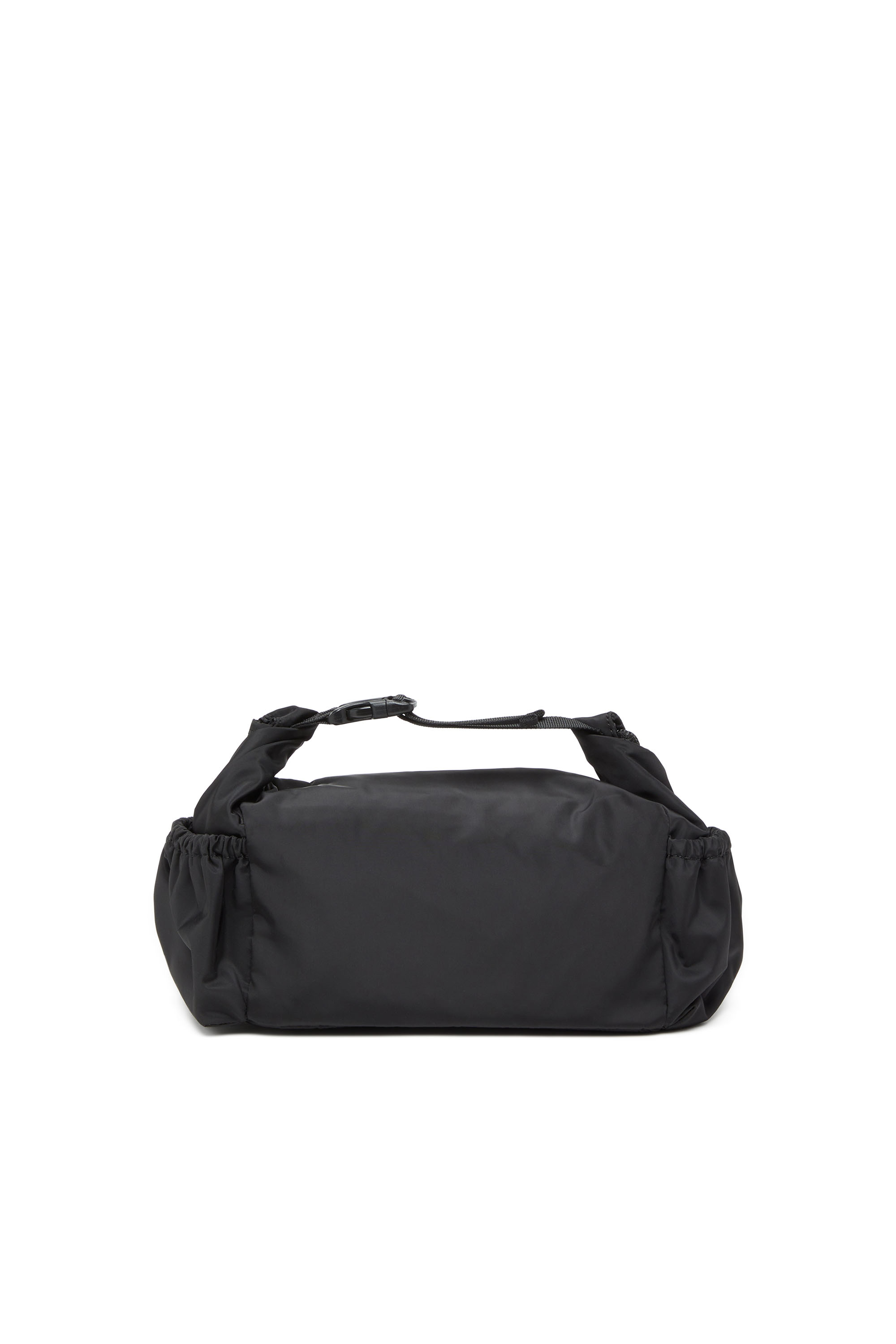 Diesel - DRAPE WASH BAG X, Unisex Wash Bag aus Nylon mit Oval D-Print in Schwarz - 2