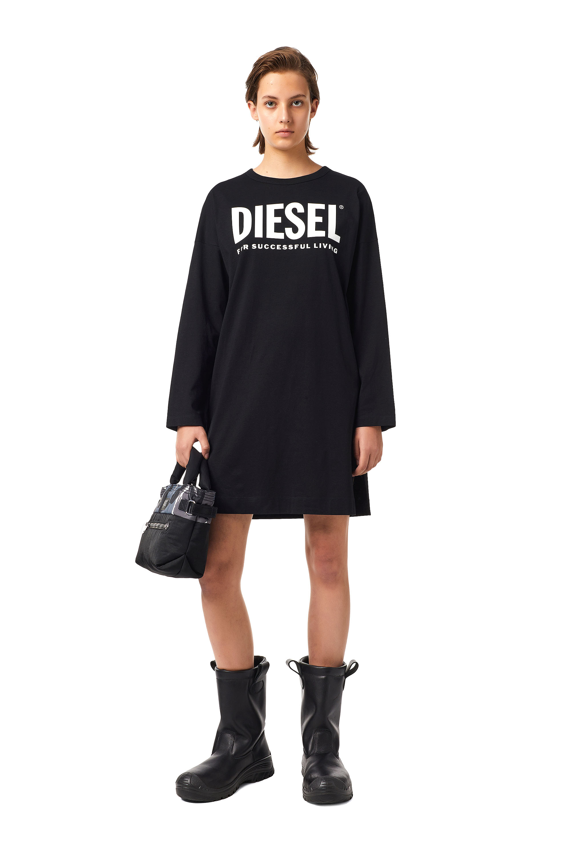 D-WALKY-ECOLOGO, Schwarz - Kleider