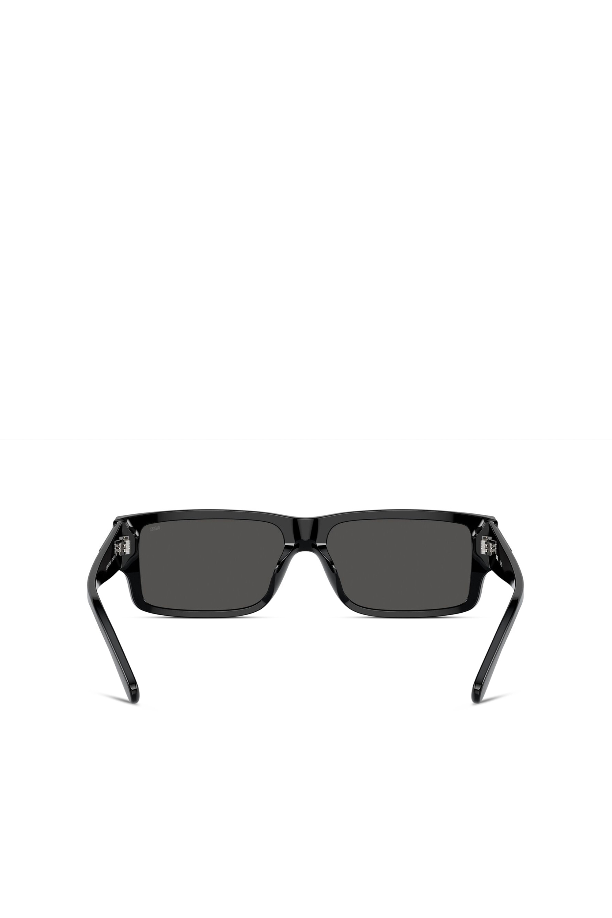 Diesel - 0DL2003 SIZE 57, Herren Rechteckiges Modell Brille in Dunkelgrau - 3