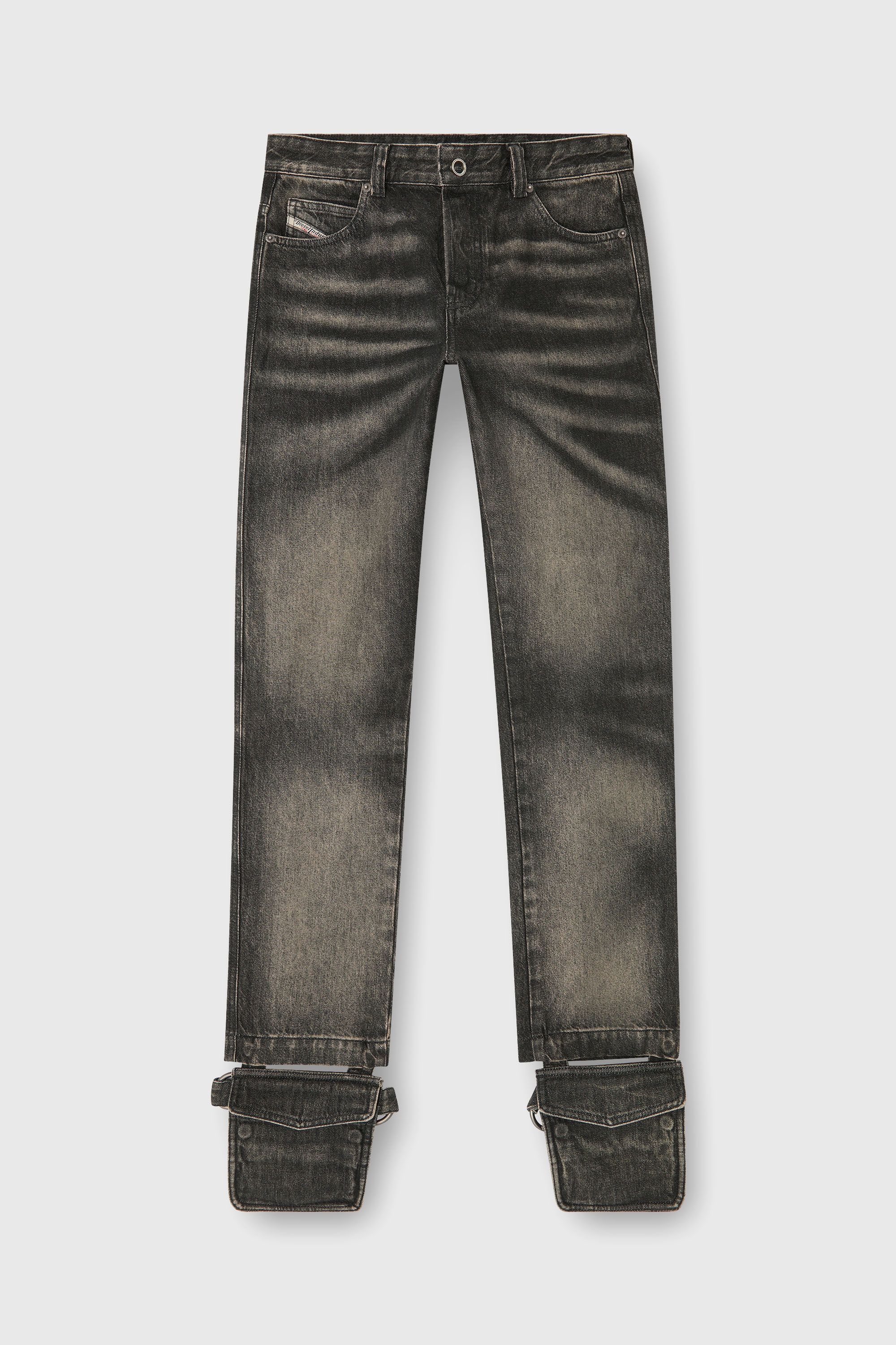 Diesel - Herren Slim Jeans D-Ghetvyl 09R33, Schwarz/Dunkelgrau - 6