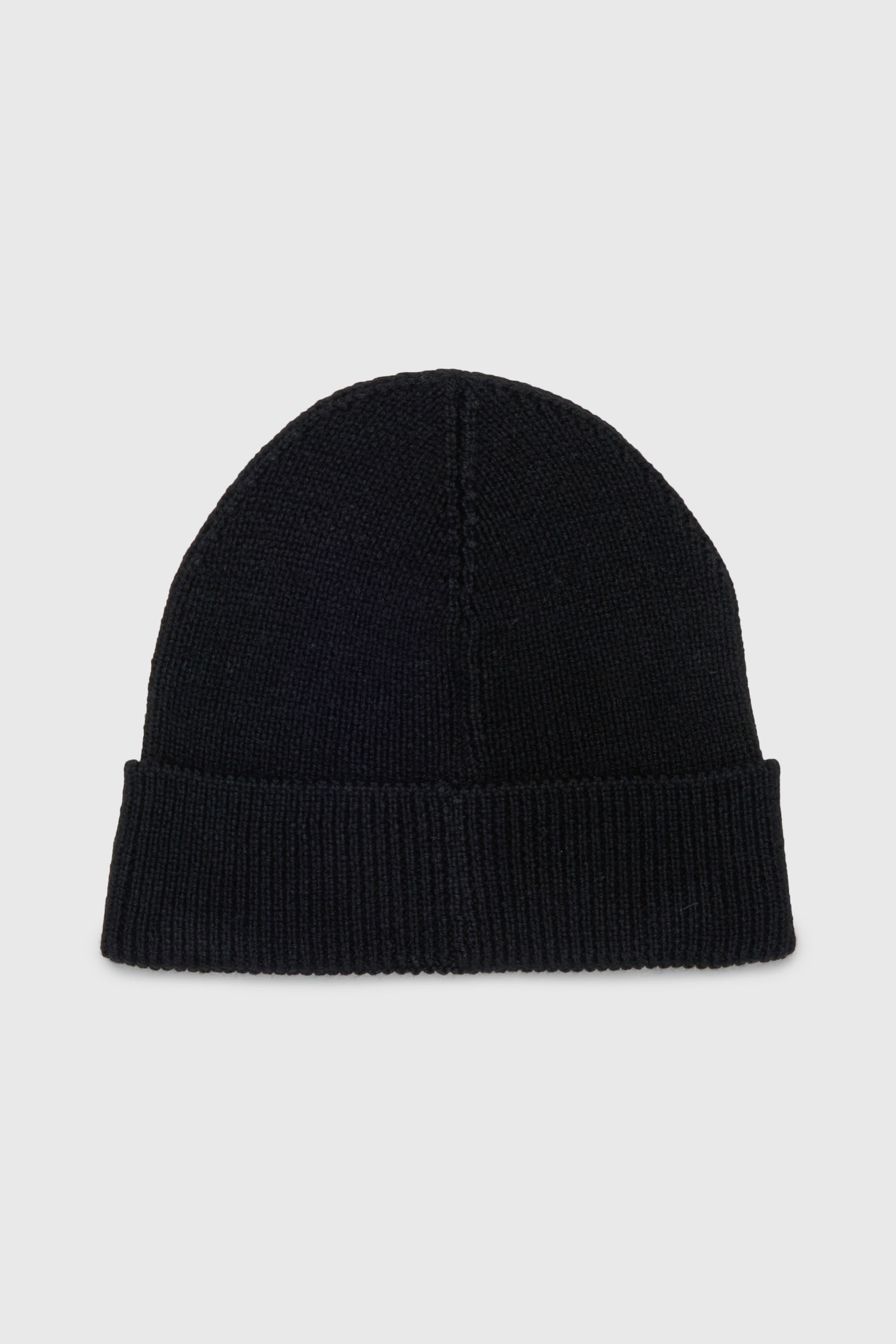 Diesel - FLOT, Unisex Beanie aus Wollmischung mit D Logo Patch in Schwarz - 2