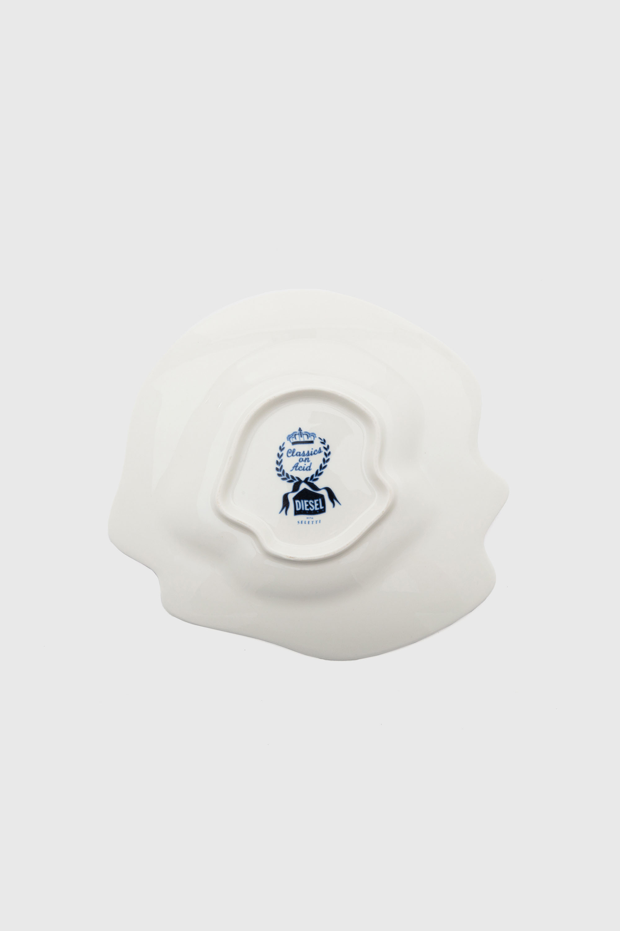 Diesel - 11231 DESSERT PLATE INPORCELAIN"CLASSIC, Unisex Dessertteller aus Porzellan in Weiss/Blau - 2