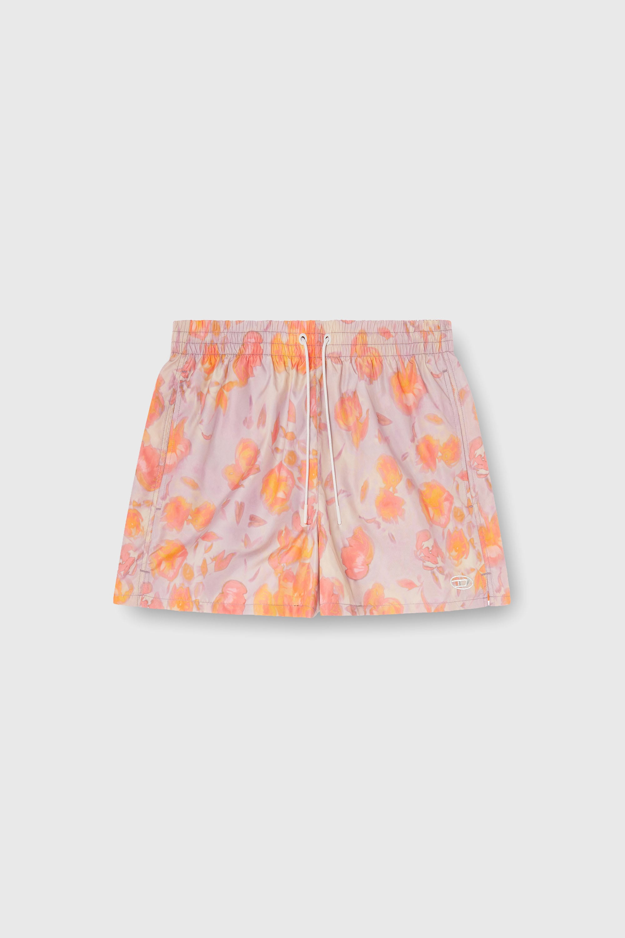 Diesel - OLLY-34-D-CORE, Herren Metallische Badeshorts mit Blumenmuster in Lila - 2
