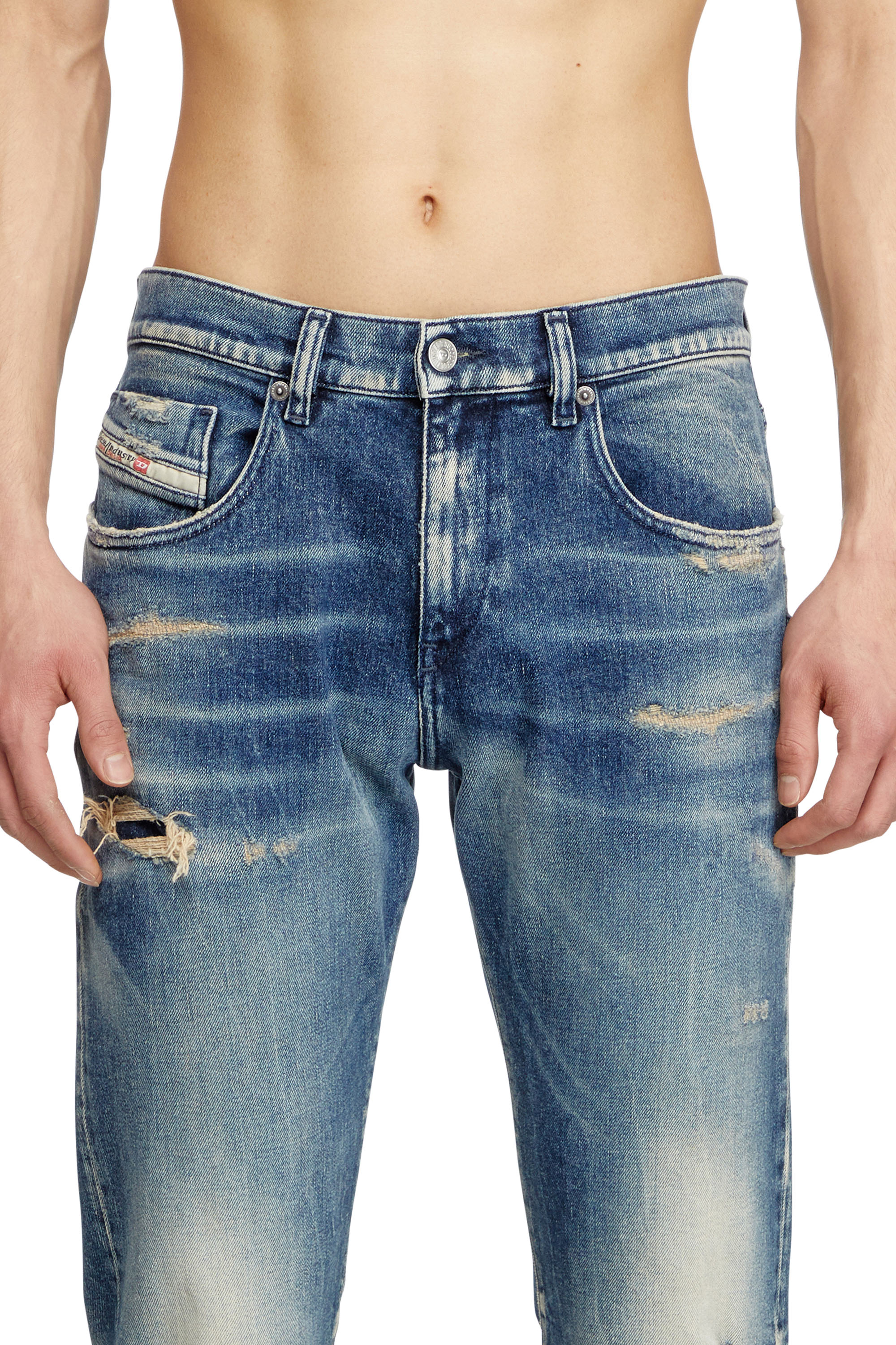 Diesel - Herren Slim Jeans 2019 D-Strukt 007Y6, Dunkelblau - 4