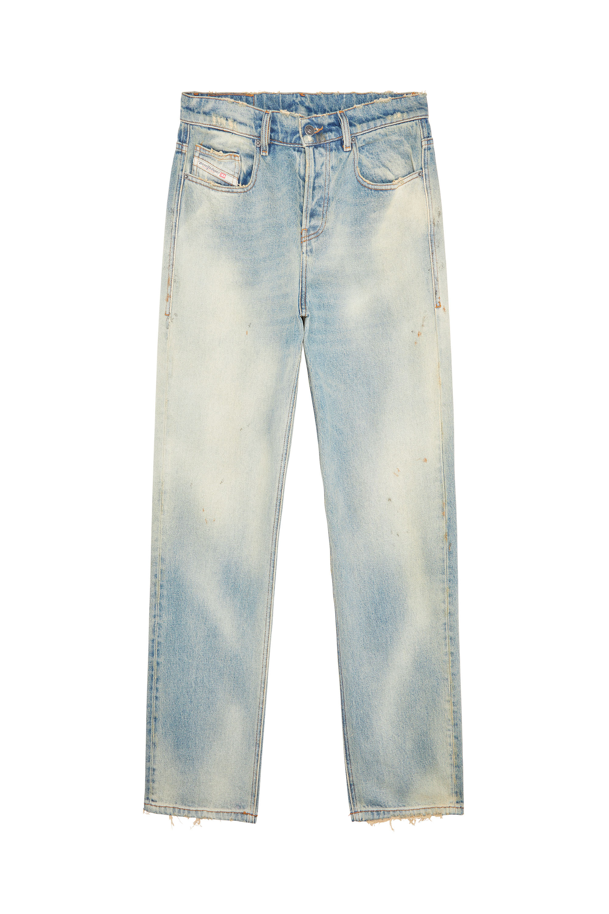 Diesel - 2020 D-Viker 0ENAV Straight Jeans, Hellblau - Image 6