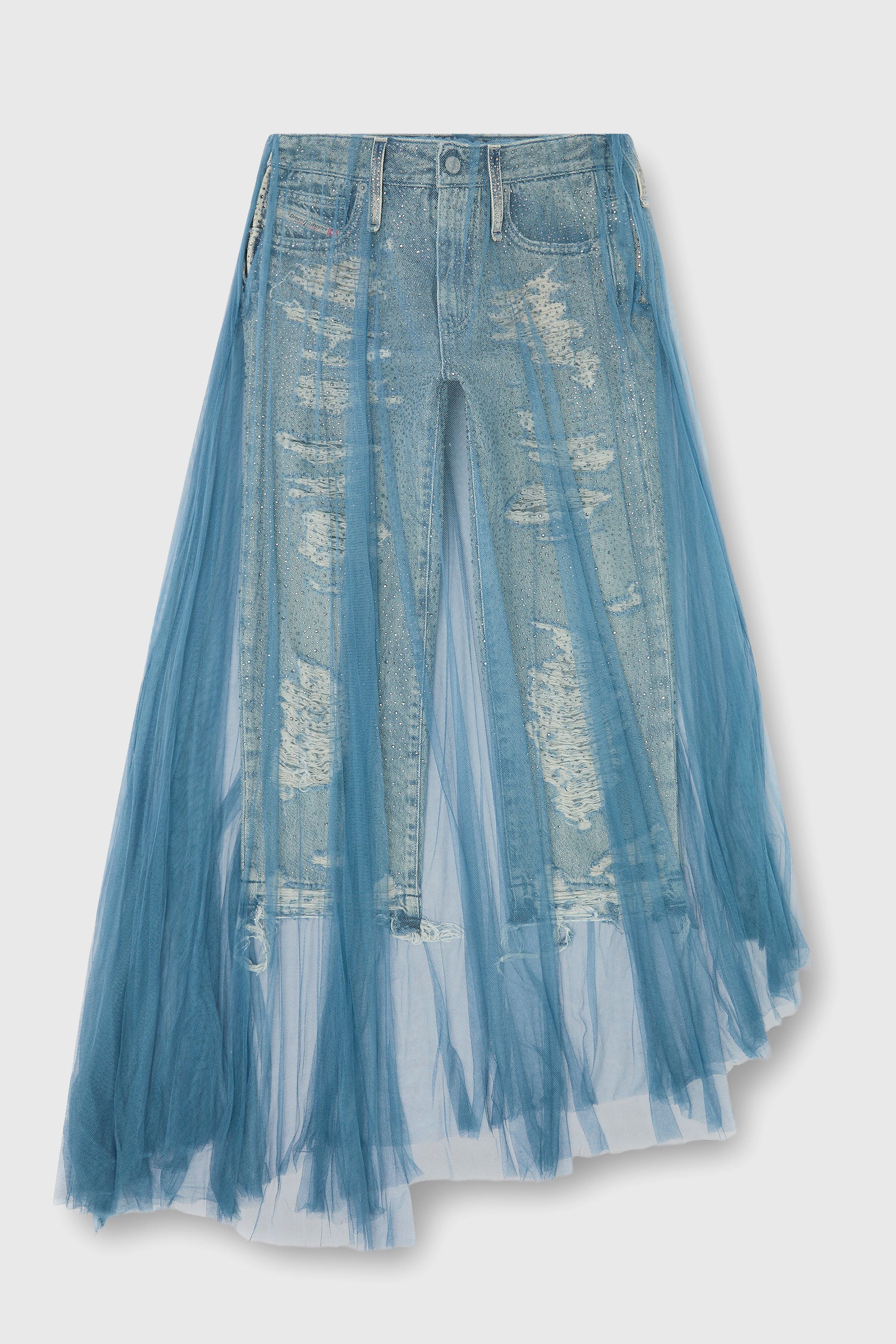 Diesel - Damen Regular Jeans D-Aisi 0DBER, Mittelblau - 2