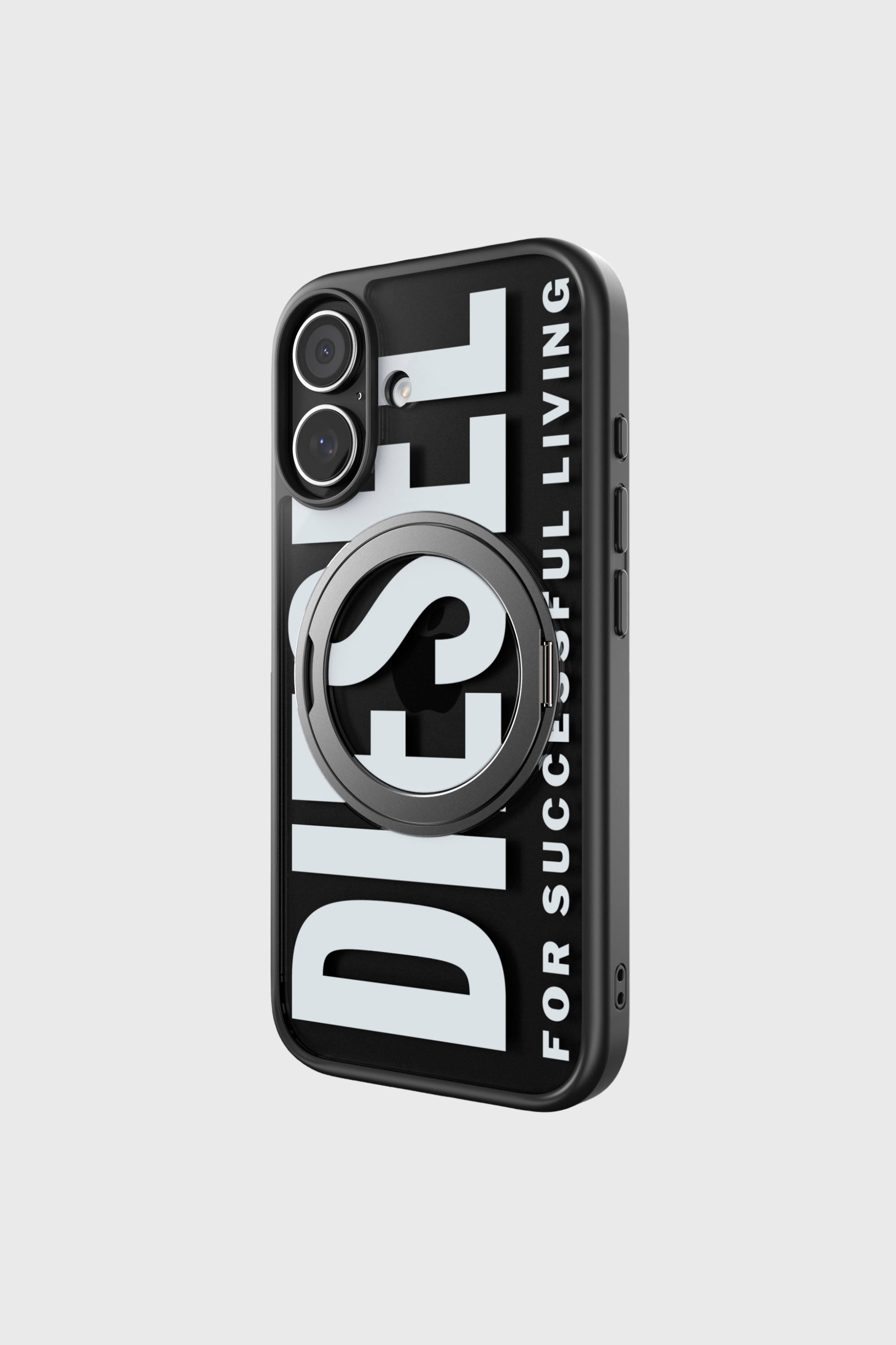 Diesel - 60403 RING STAND CASE RING STAND, Unisex Ringstand-Magsafe Case f&uuml;r iPhone 17 in Schwarz - 1
