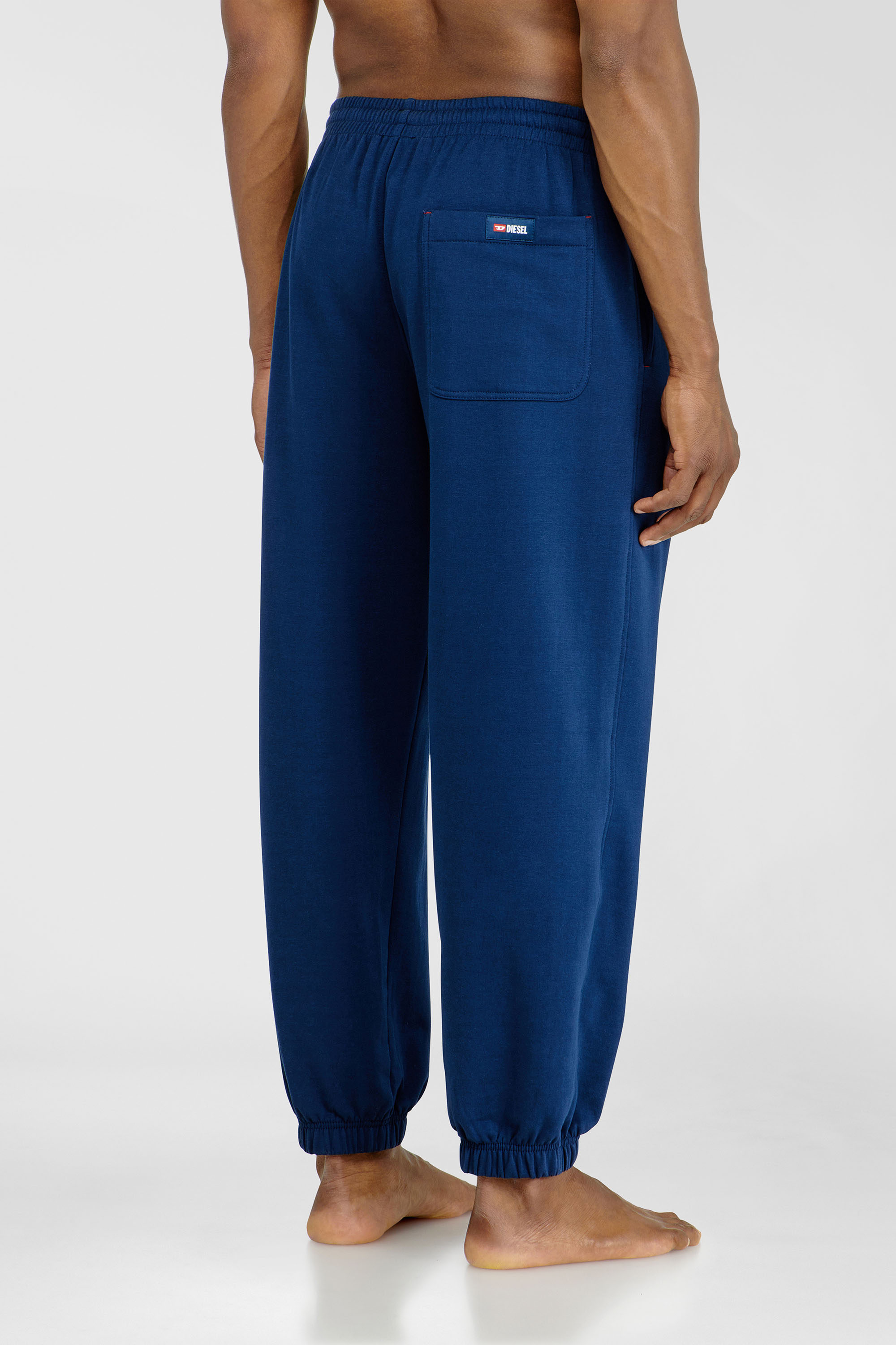 Diesel - LENNY-D-CORE, Herren Sweathose aus aufgerauter Baumwollmischung in Blau - 2