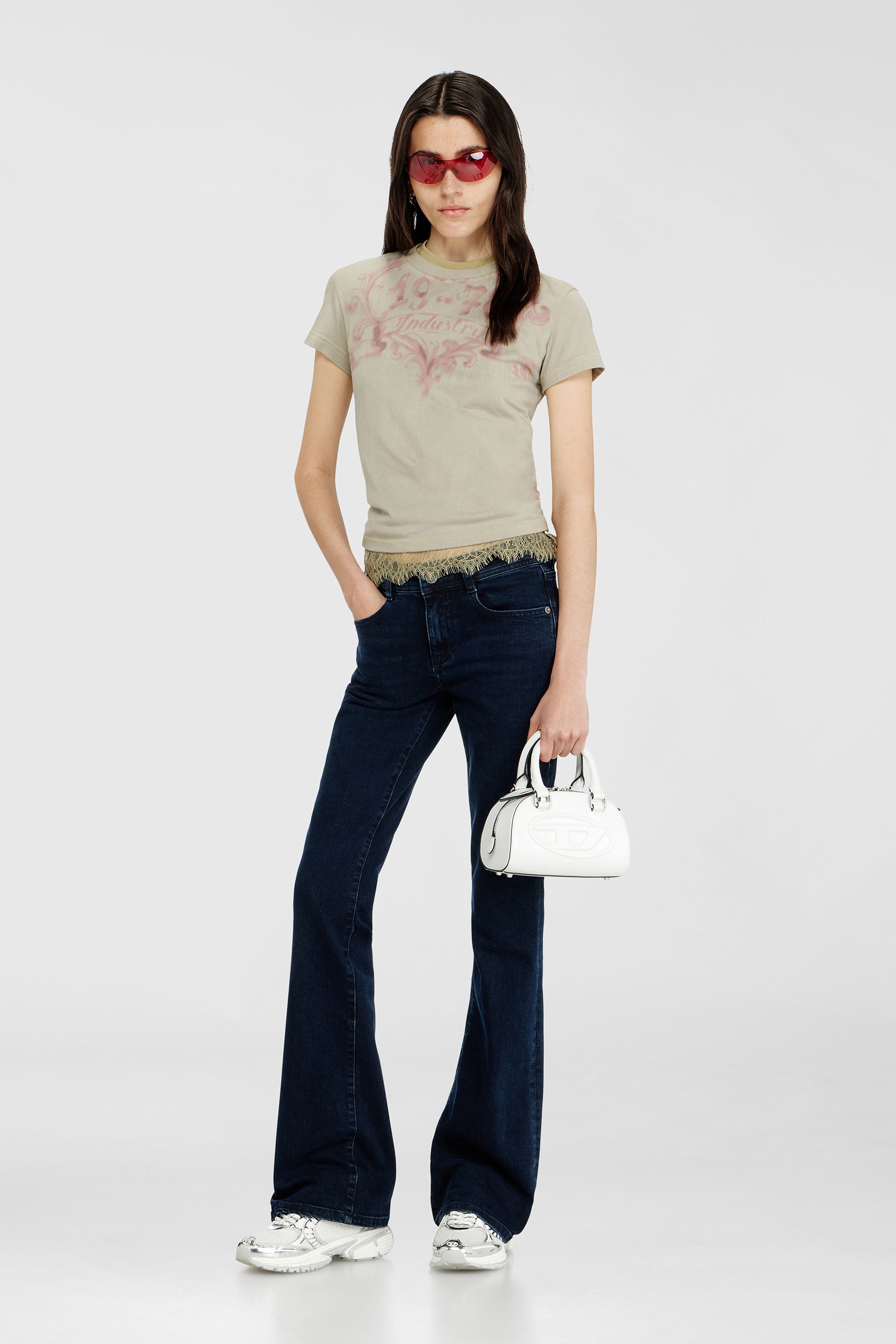 Diesel - Damen Bootcut Jeans 1969 D-Ebbey 0KBBG, Dunkelblau - 1
