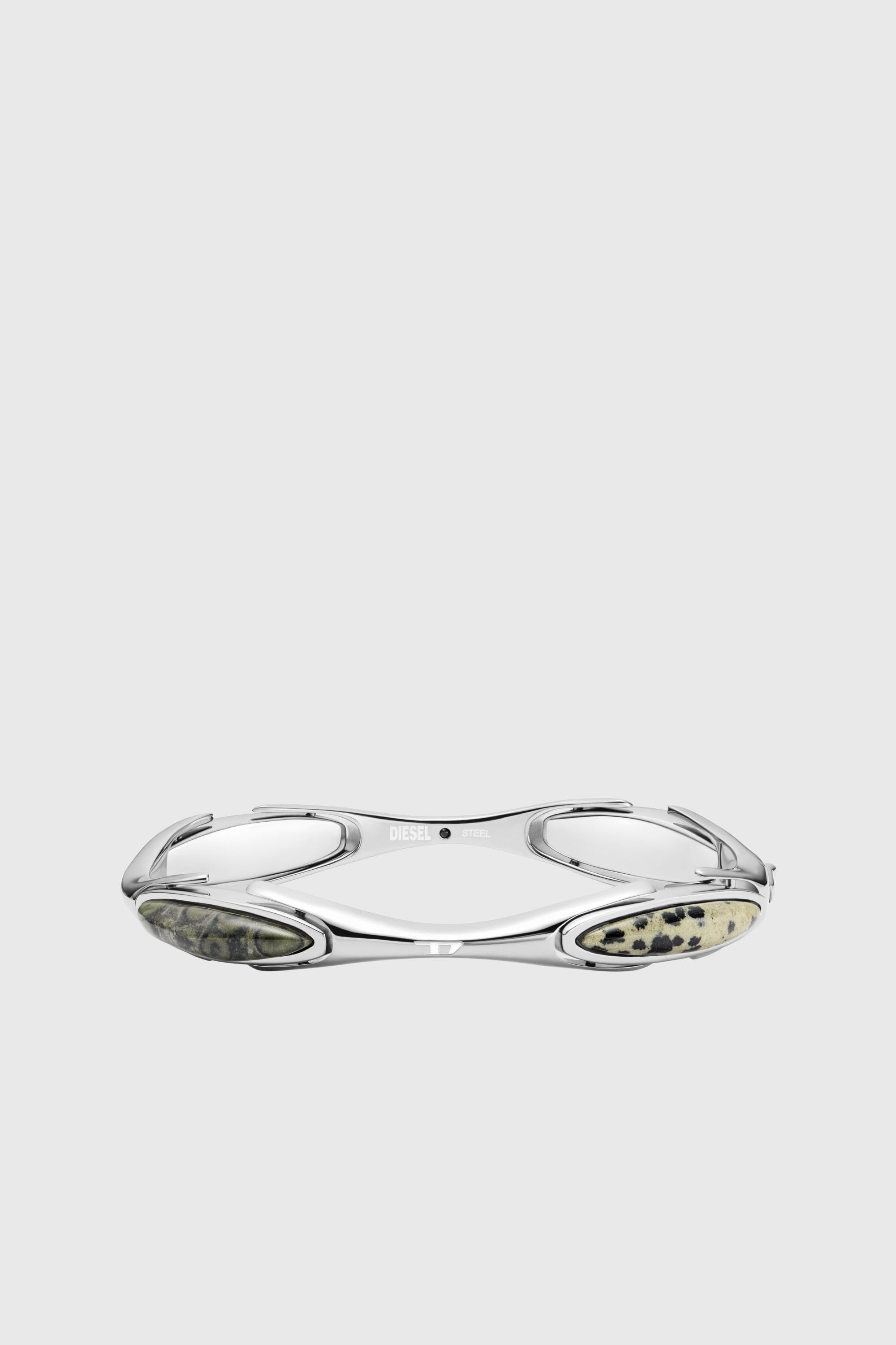 Diesel - DX167840 JEWELLERY, Unisex Armreif aus Edelstahl in Silber - 1
