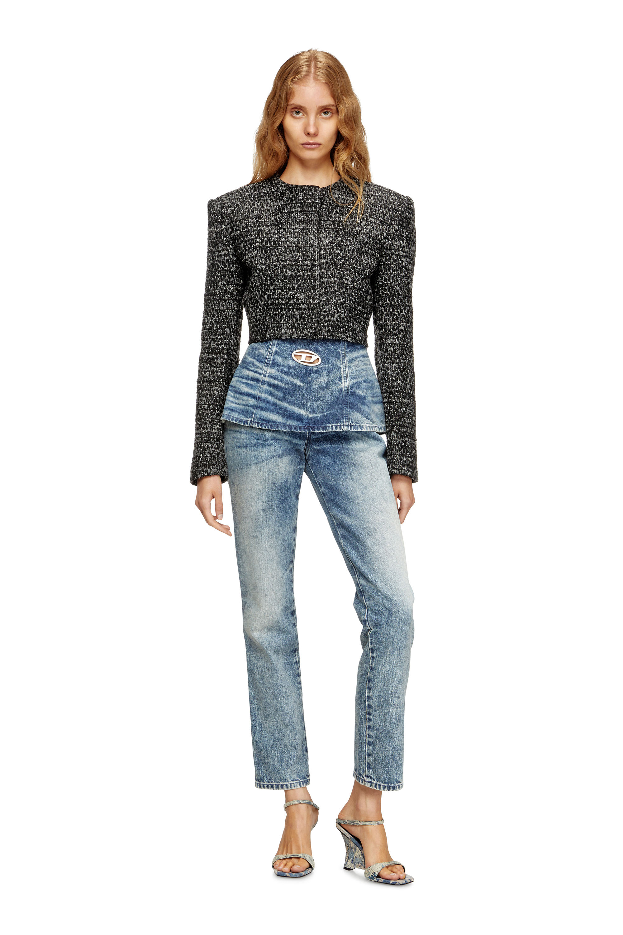 Diesel - Damen Slim Jeans D-Hourjian 007DA, Hellblau - 2