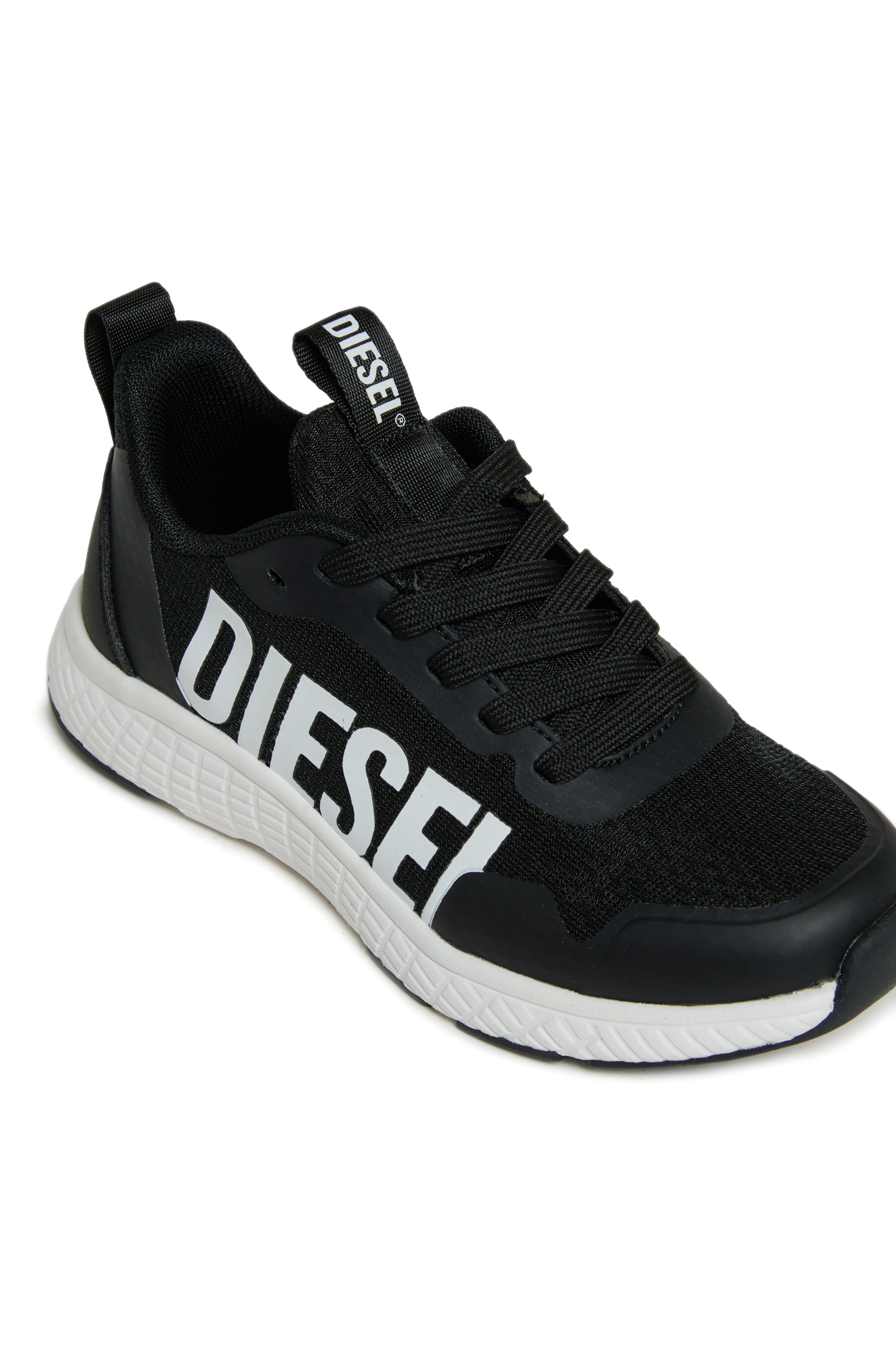 Diesel - S-RUNCOUT, Unisex S-Runcout - Sneakers mit maxi Diesel Logo in Schwarz - 4