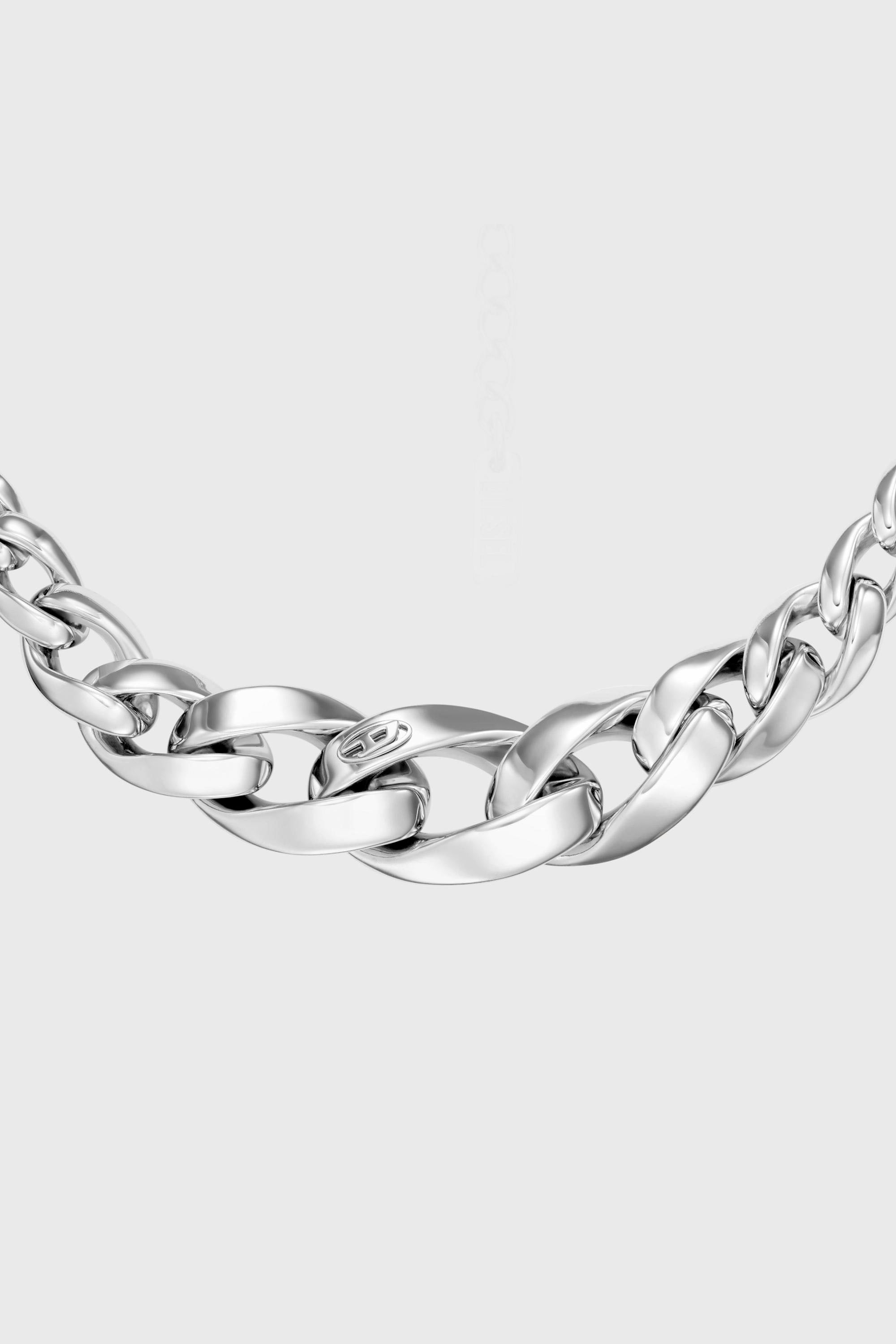 Diesel - DX1720040, Unisex Kettenhalskette aus Edelstahl in Silber - 2