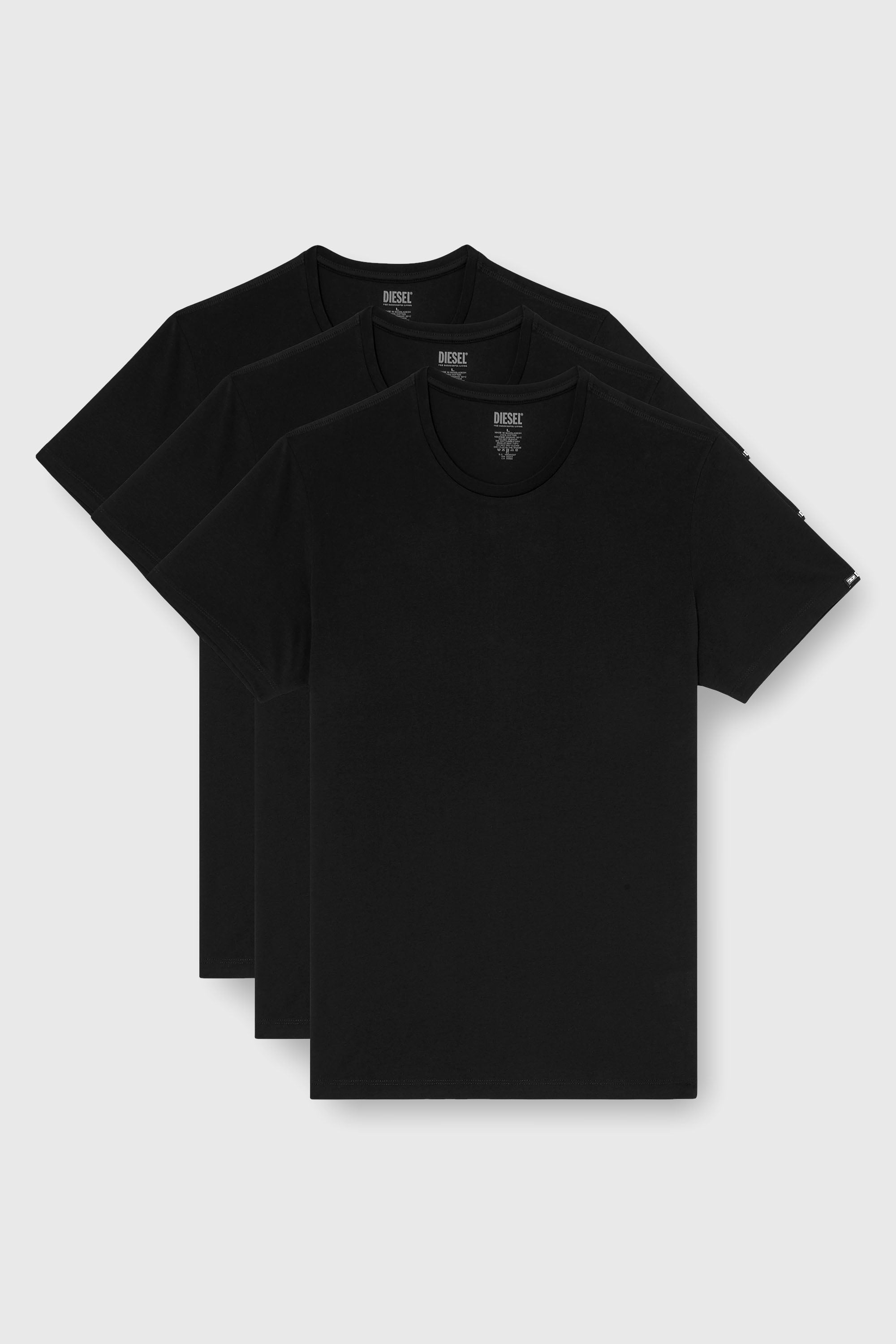 Diesel - RANDAL-D-CORE-3PACK, Herren Set aus 3 T-Shirts aus Baumwolle in Schwarz - 1