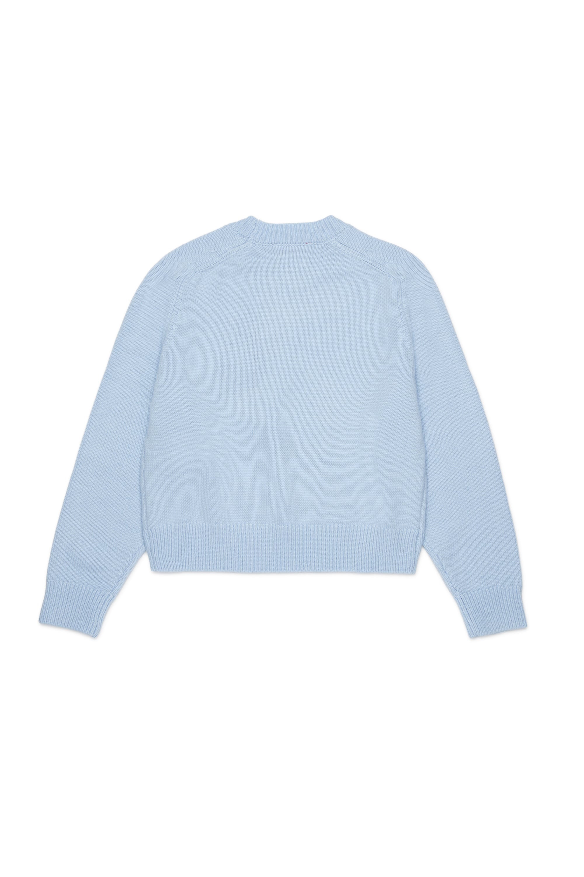 Diesel - KIMLIN, Damen Pullover mit Kaschmiranteil und Oval D Logo in Hellblau - 2